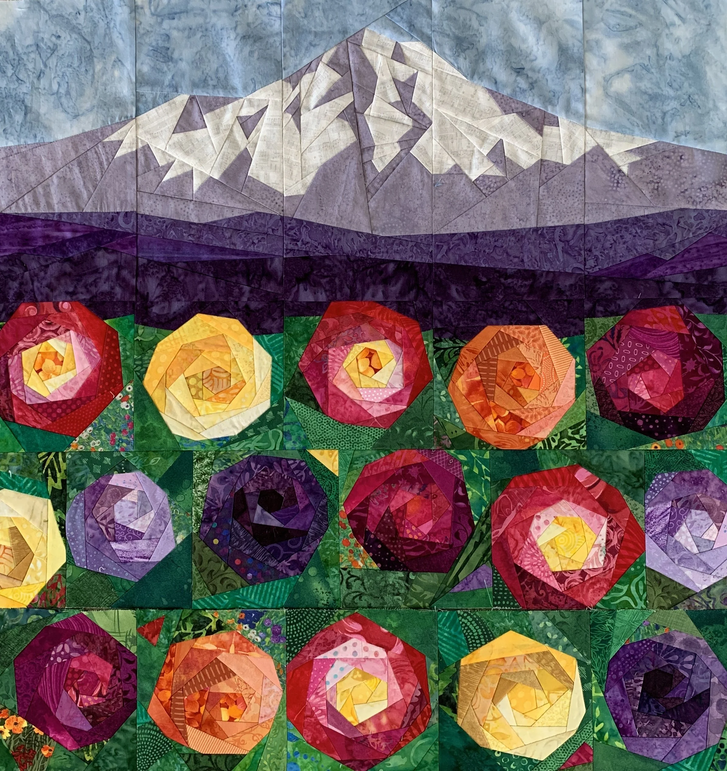Where the Mountain Meets the Roses