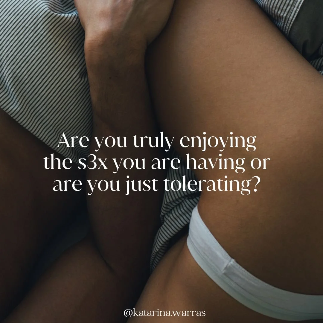 The amount of times I have heard people mention that they aren't really enjoying the s3x they are having with their partner, but that they still continue to have bad, painful, boring or mediocre s3x, is sadly very often.

By doing this you are tellin
