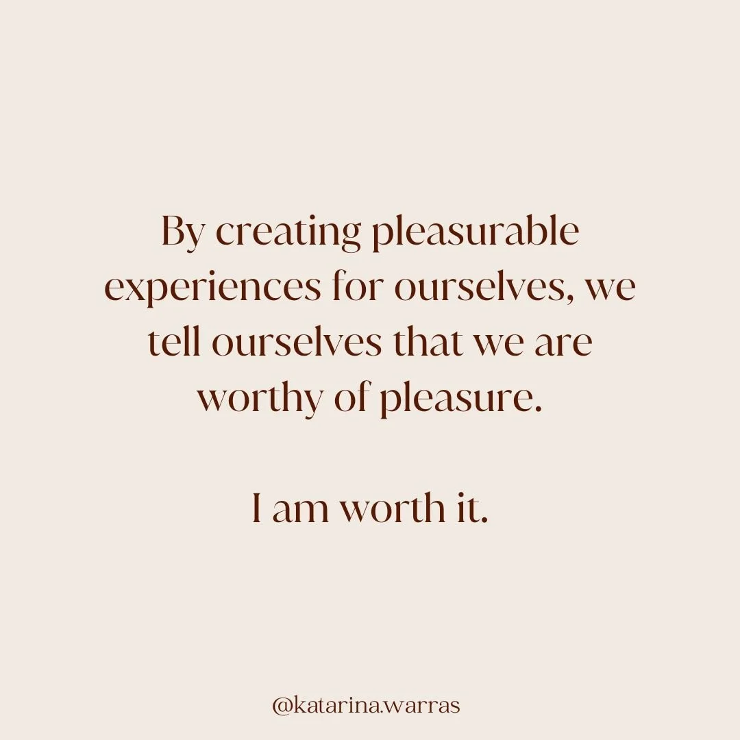 Our relationship with pleasure goes far beyond the bedroom, and often we do not even realise that we deny ourself the right to feel pleasure. Or we feel like pleasure is something we need to earn.

These beliefs are usually unconscious, but have an i
