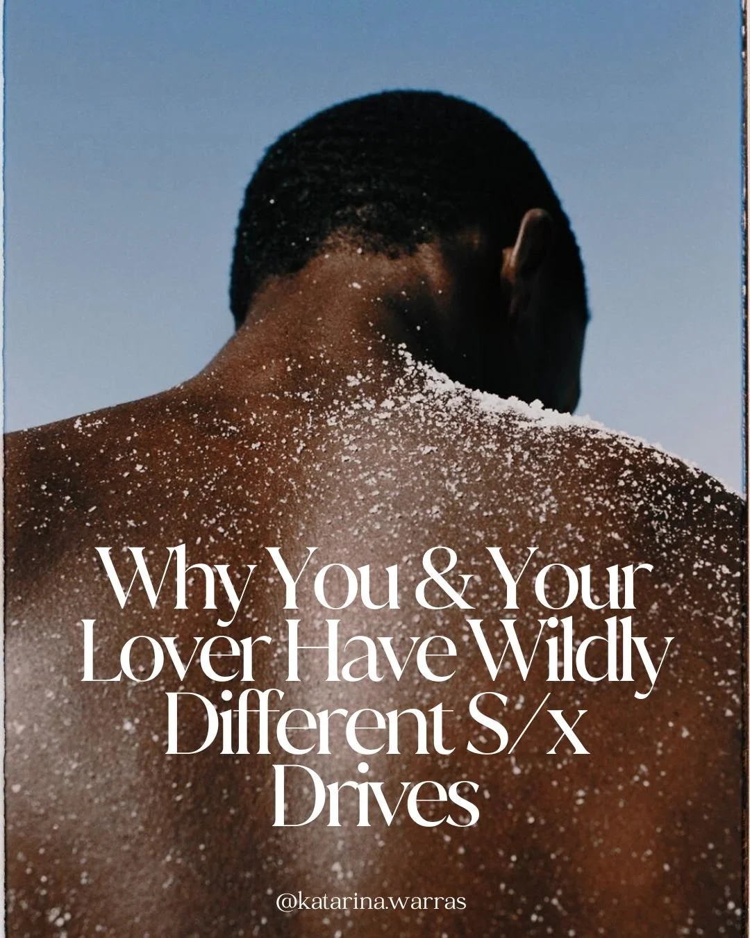 Why do some people crave s/x daily while others go weeks, or even months, without thinking about it?
 ⠀
As a s/x therapist, so many of my clients feel 'broken' when their libido doesn't match their partners, or they feel rejected when they feel like 
