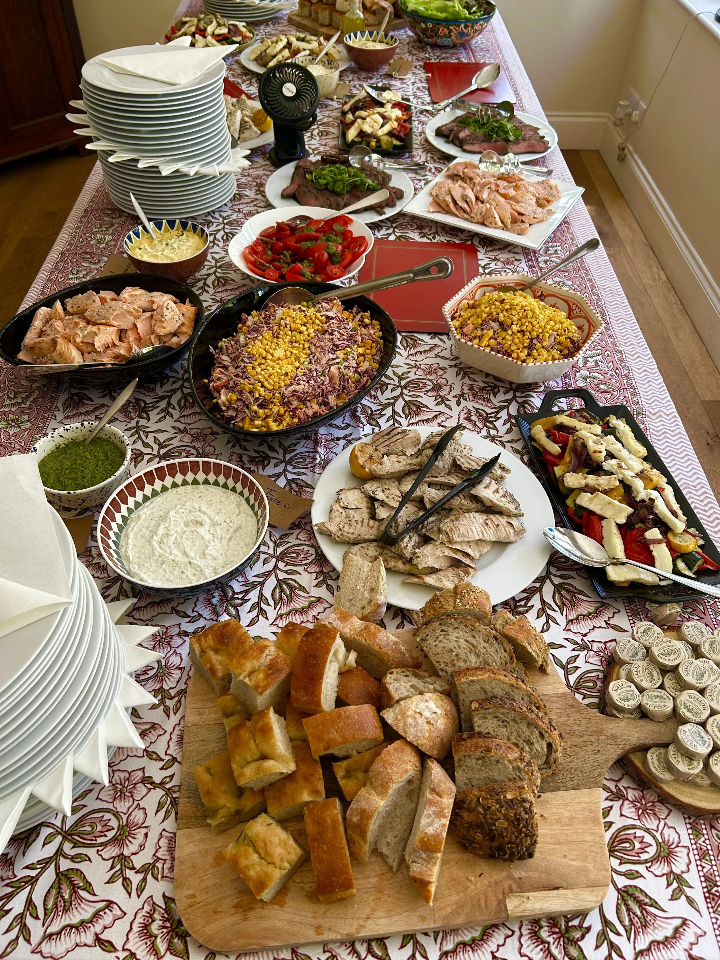A bespoke summer birthday buffet
