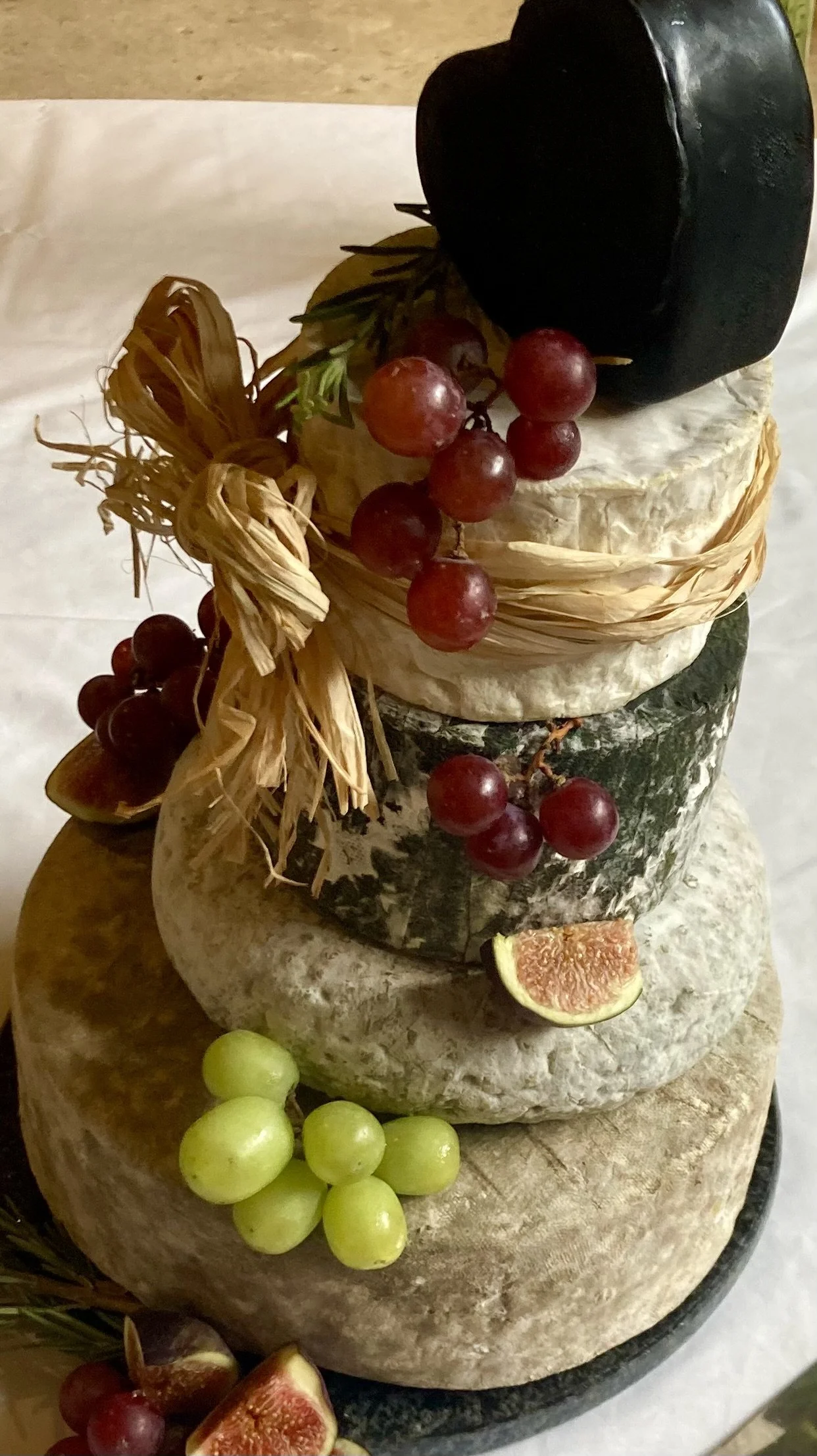 Local cheese wedding 'cake'