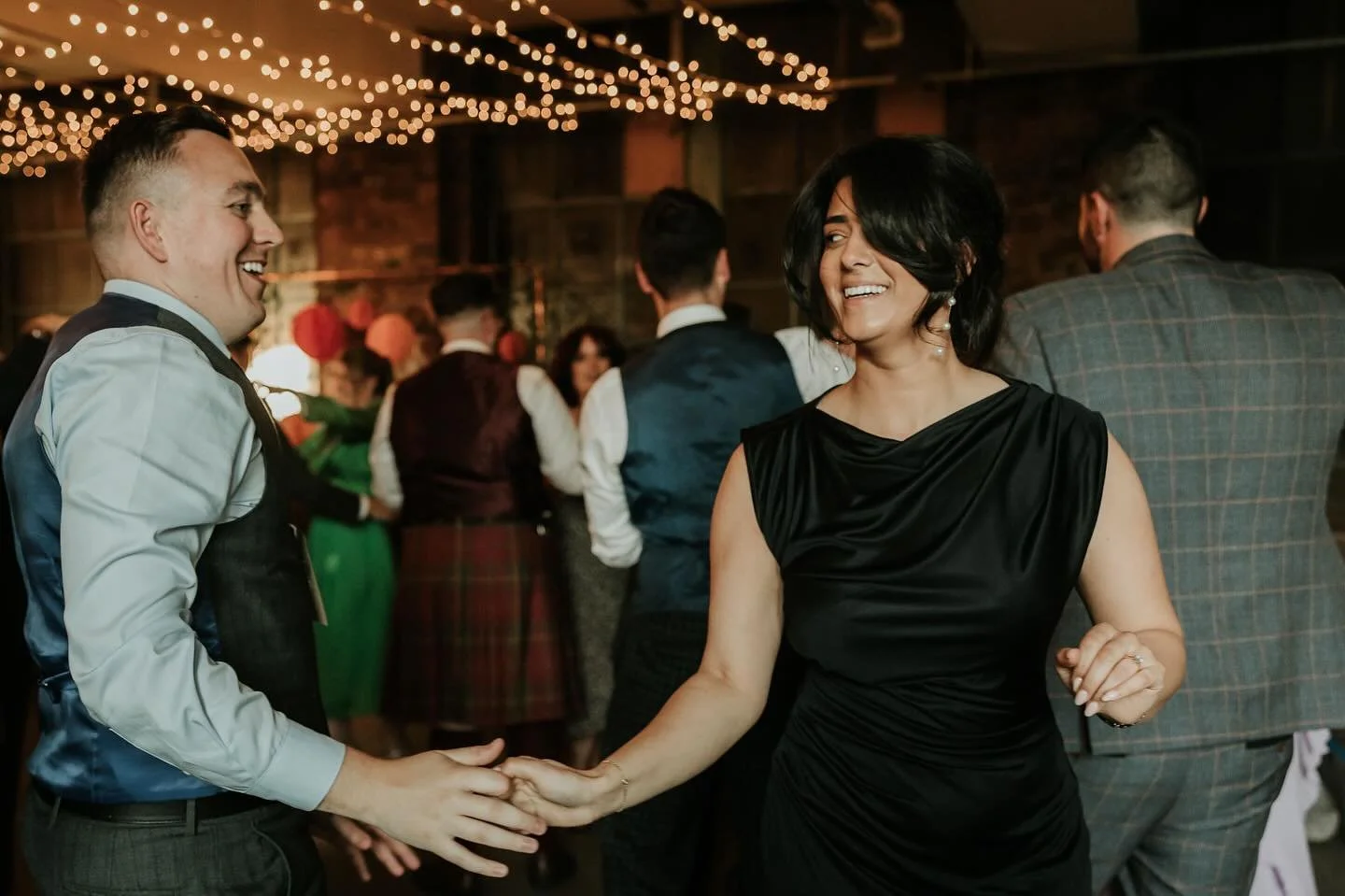 Ceilidh o&rsquo;clock! 

Venue Civic House @eventfulspaces
Photographer @indigowildstars
Band @jimjamceilidhband
Catering @shotgun
Celebrant @kirannoor
Photo booth @bygone
Rings @klees 
*
*
*
*
*
#civichouse #alternativeweddings #eventfulspaces #city