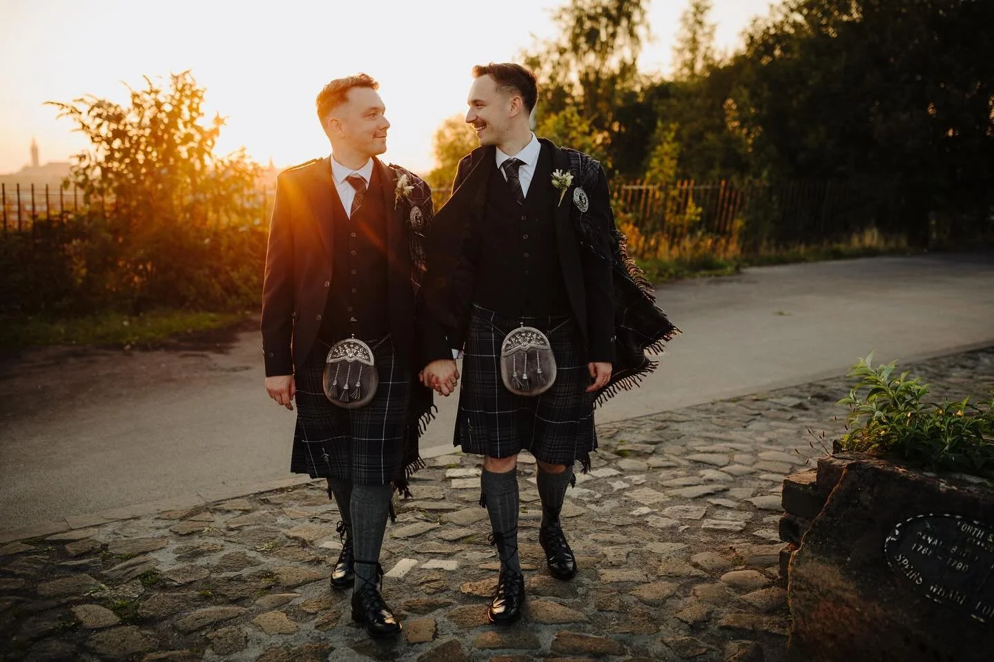 Happy (almost) Anniversary to this wonderful pair! 

We have added a wee snippet of Martin &amp; Ross&rsquo;s day to our blog - go check out the  journal page of our website and see their gorgeous images from @connormcewanphoto &amp; their testimonia