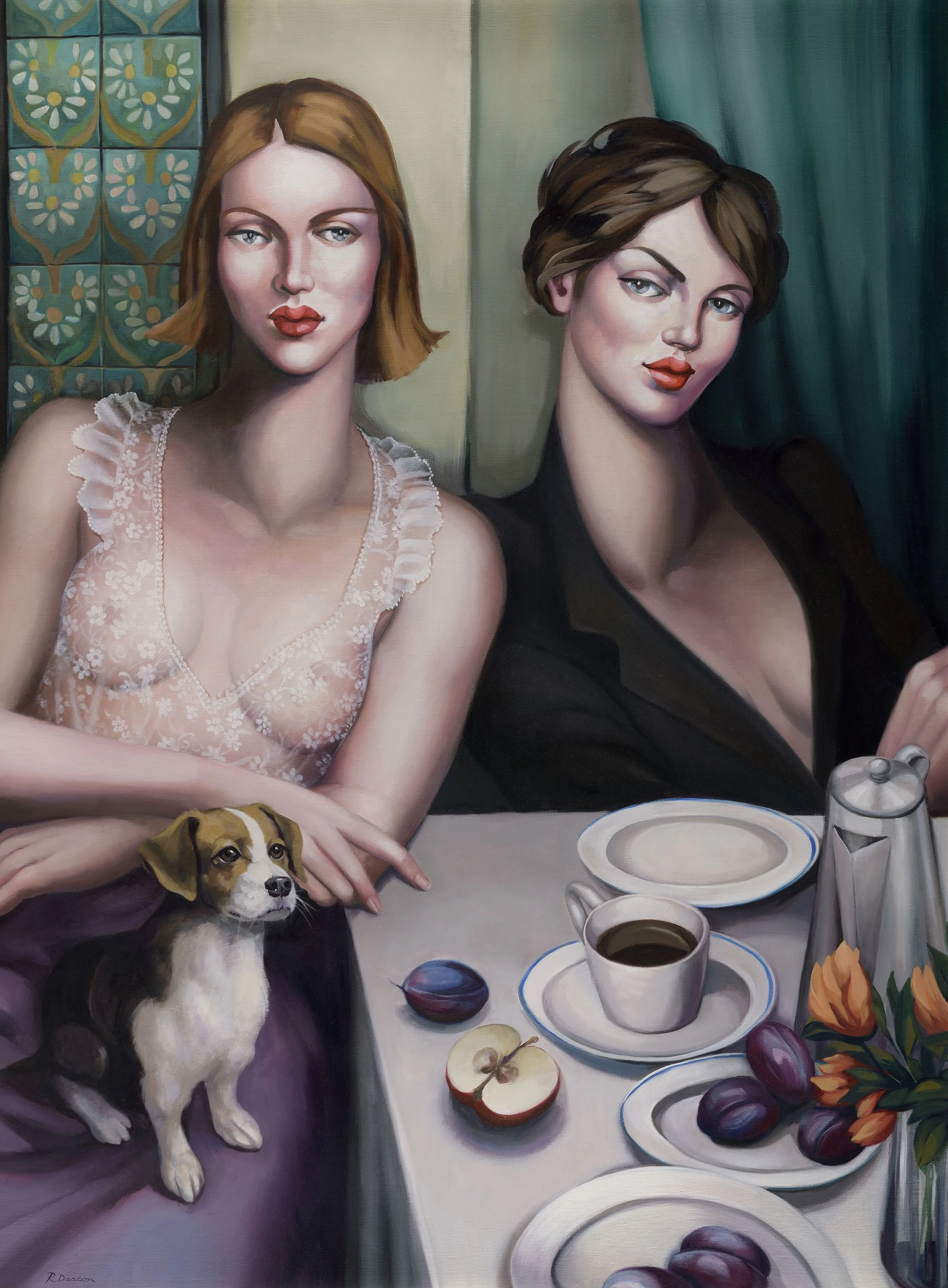 Breakfast with Plums
Oil on Linen
122 x 92cm
£5850
