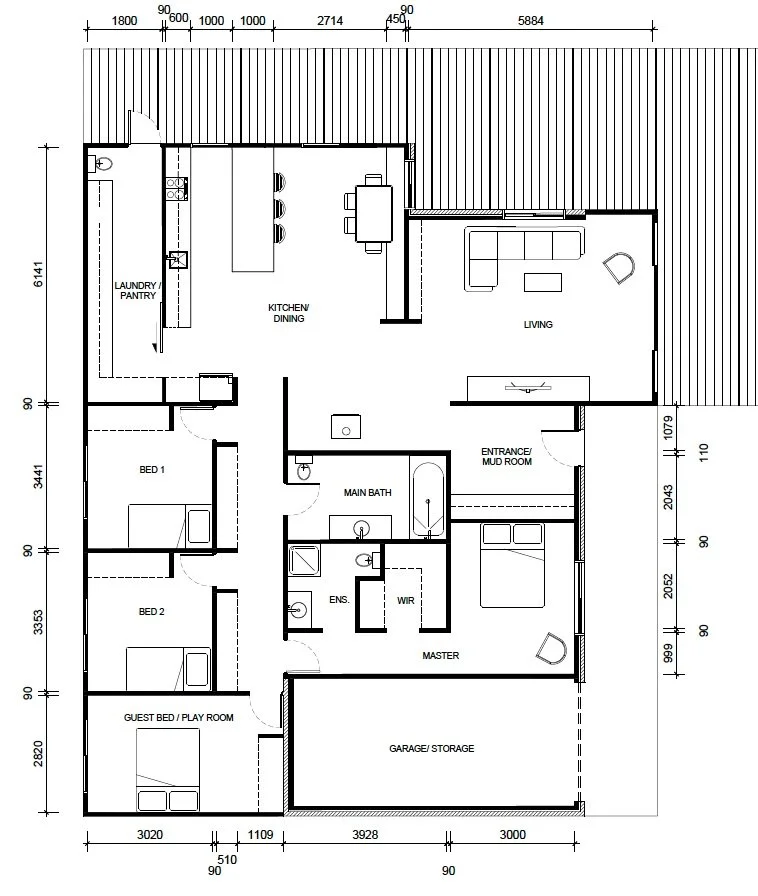 floorplan of home
