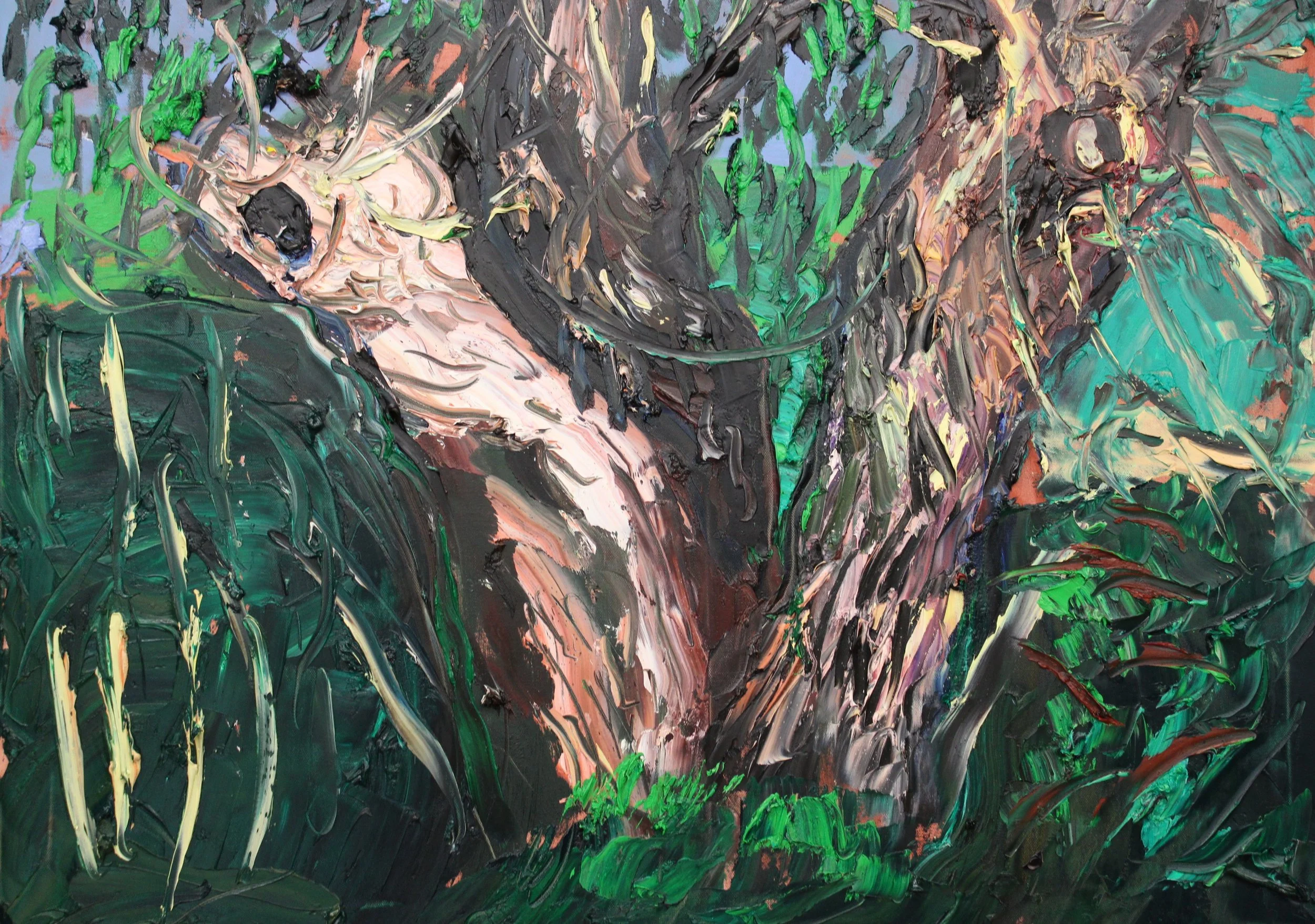 "Kamp-Weide bei Zitternberg", Öl auf Leinwand, 75 x 100 cm, August 2026 (W-1069)