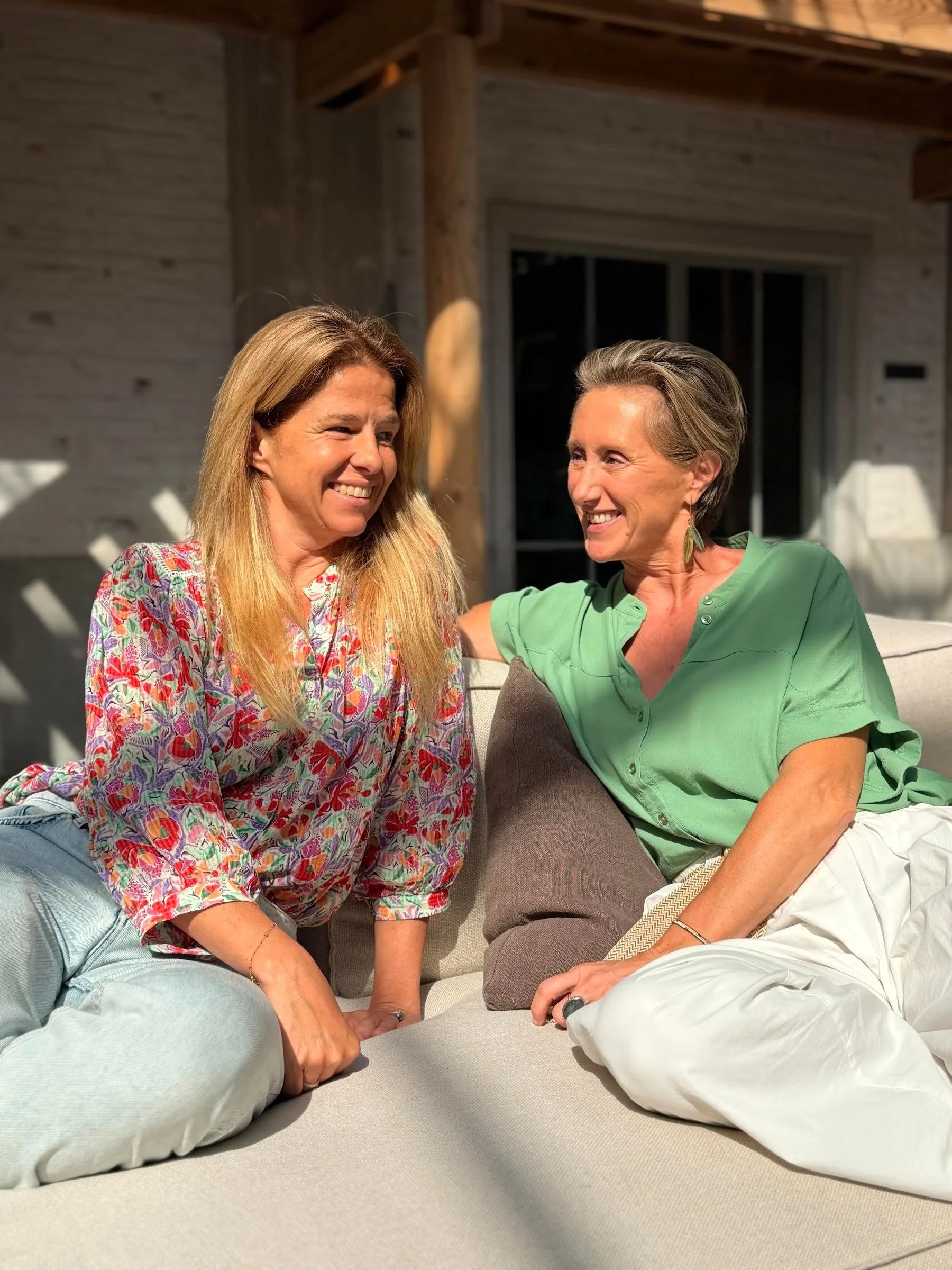 Valerie De Coster and Liesbet Dezillie of New Balls Please, partner of Her Walk