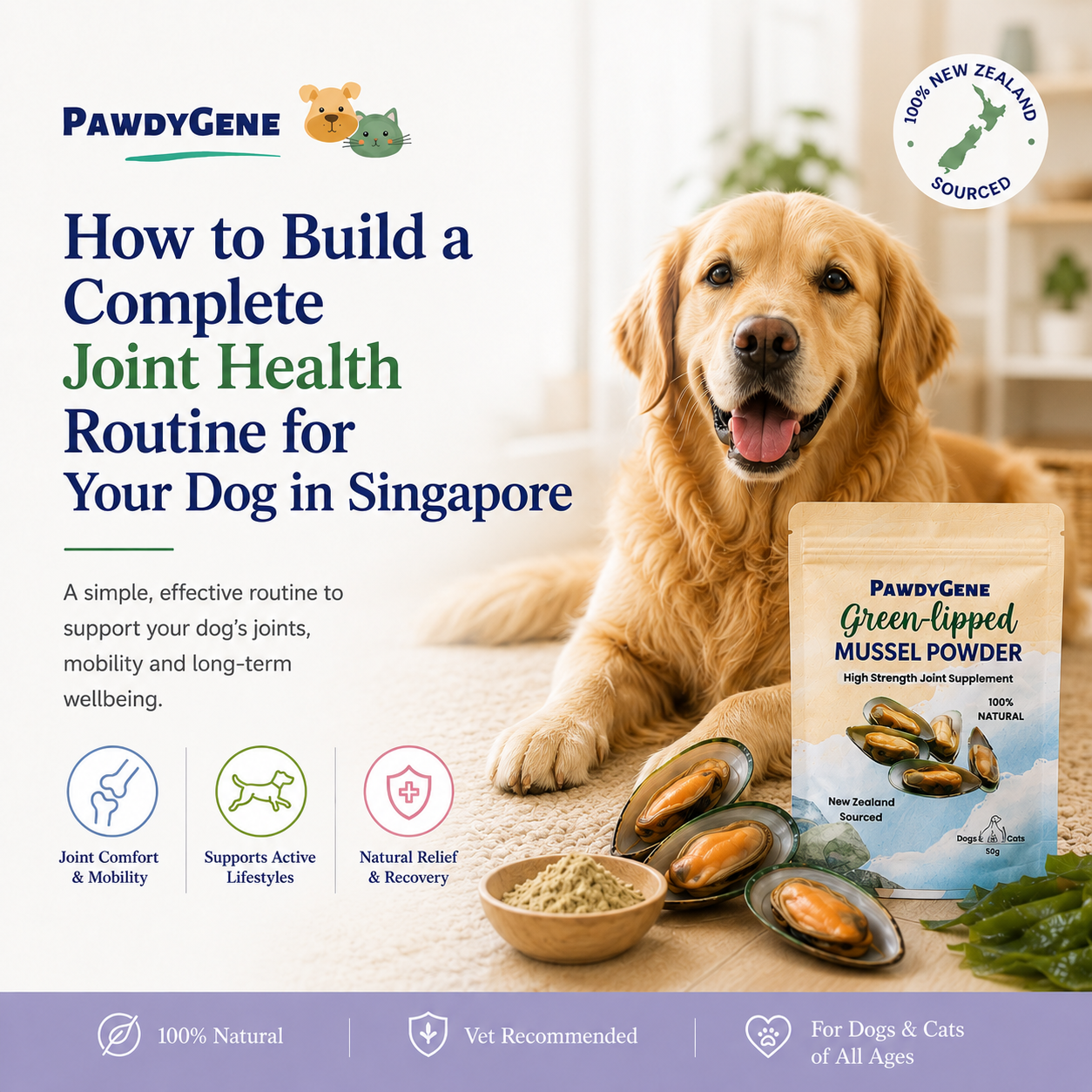How to Build a Complete Joint Health Routine for Your Dog in Singapore