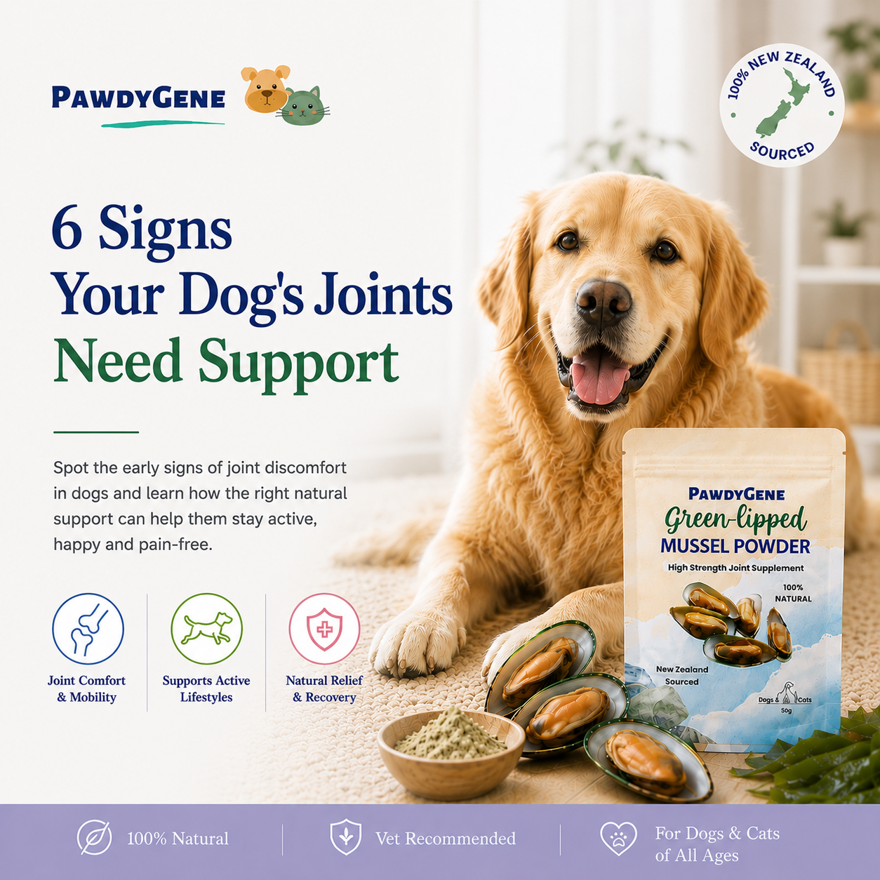 6 Signs Your Dog's Joints Need Support