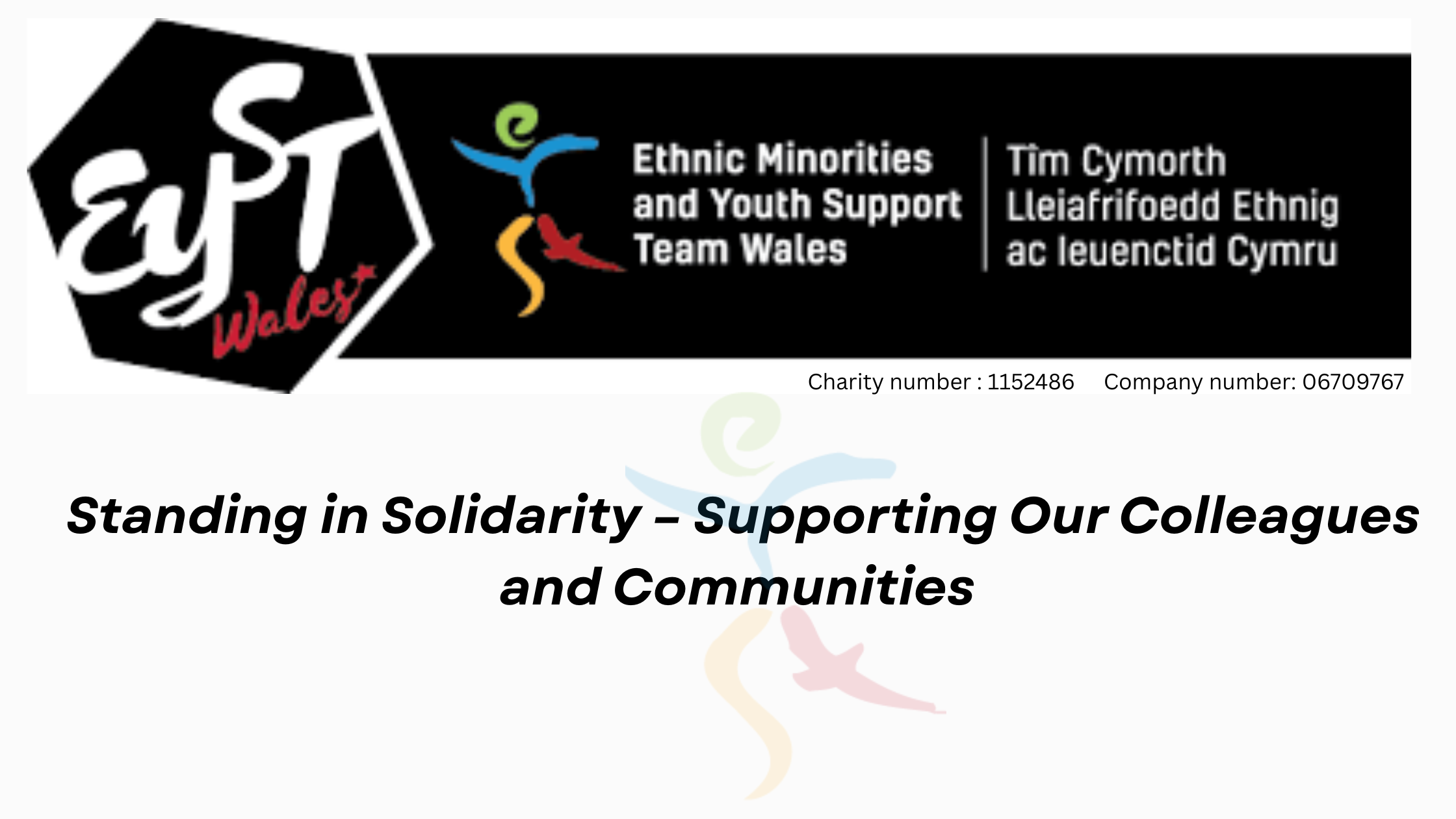 Standing in Solidarity – Supporting Our Colleagues and Communities