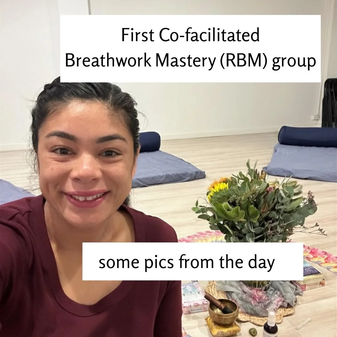 What an amazing weekend!

I feel so incredibly proud and inspired by the beautiful souls who came and shared their hearts with me over the weekend.

Rebirthing Breathwork Mastery (RBM) is such a sacred space because it really honours people exactly w