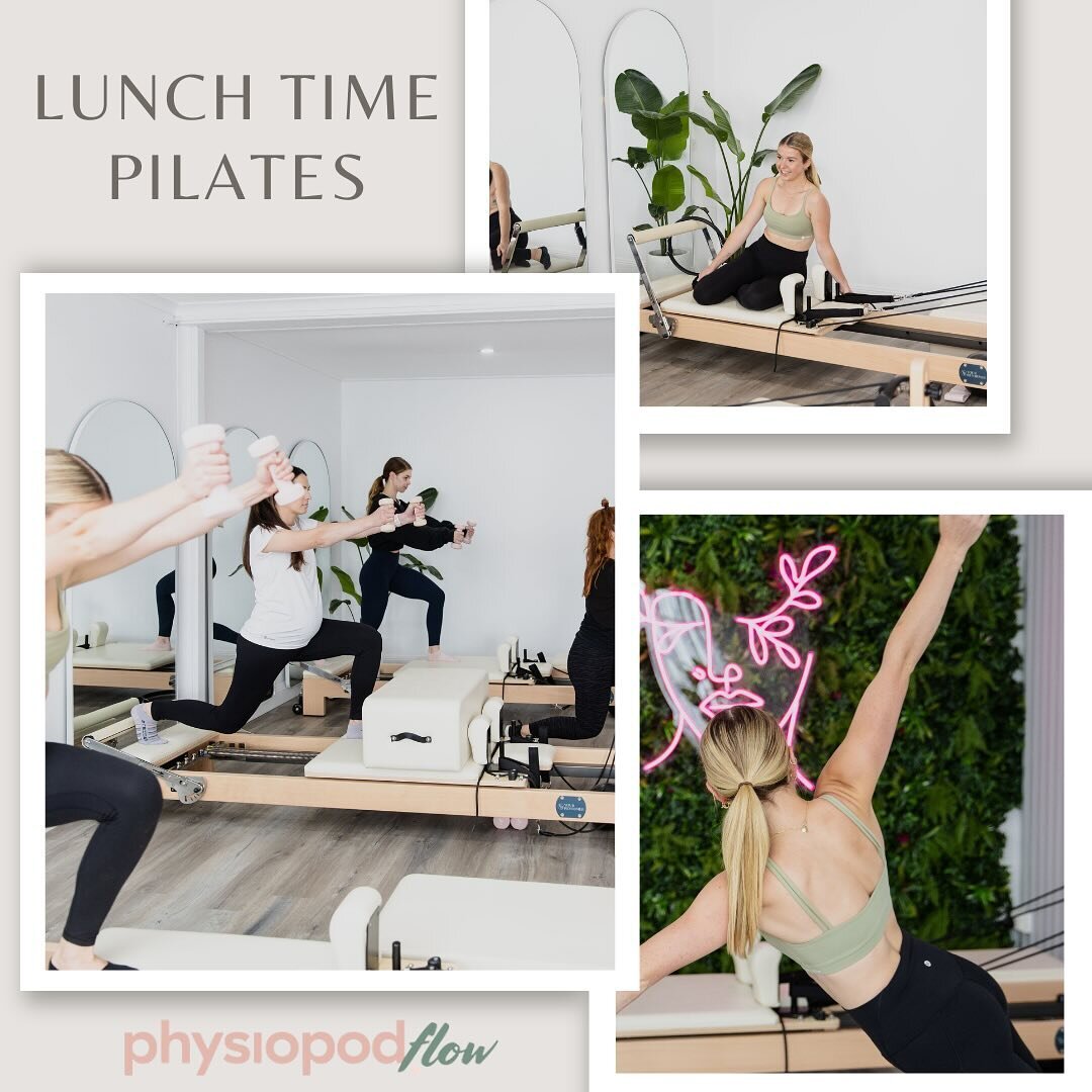 💫 LUNCH TIME PILATES 💫

Did you know we run a lunch time Pilates class? Well every Tuesday at 1.30pm we do! 🙌🏻

The perfect midday movement to get you through the afternoon ✨

This class is one of our Reformer Flow classes meaning it&rsquo;s suit