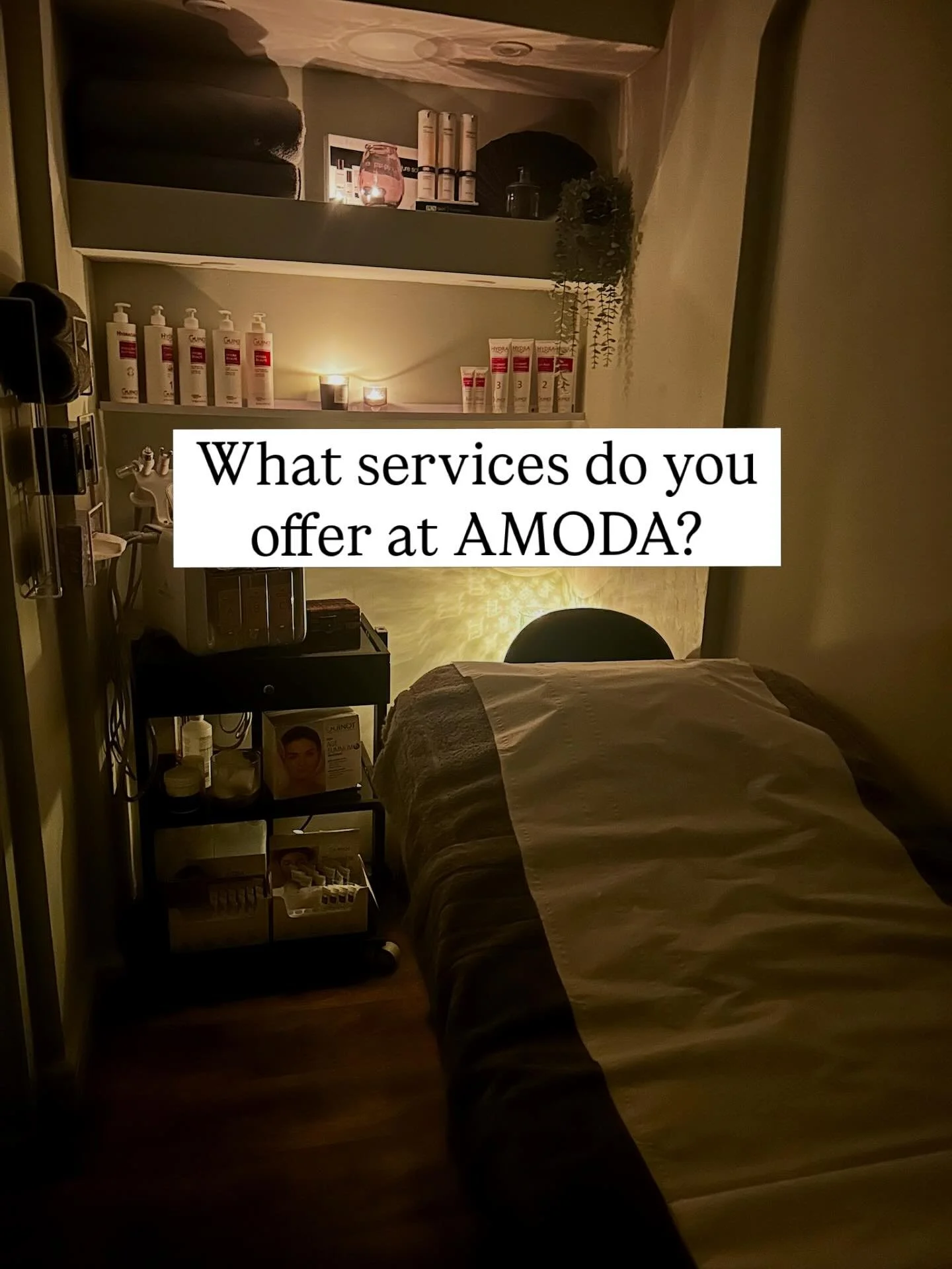 At AMODA, we offer a full range of results-driven skin treatments, from radiofrequency and microneedling to injectables, LED and advanced facials with @pcaskin_uk and @guinotukire.

Alongside that, you&rsquo;ll find all the essentials. Nails, lashes 