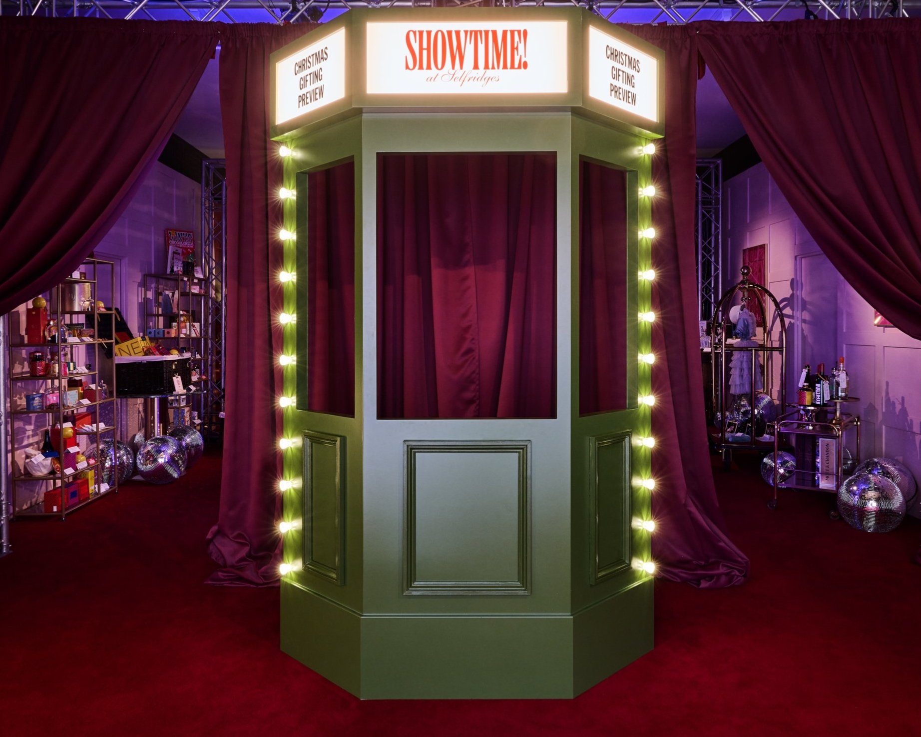 Selfridges Christmas Press Event Pop Up