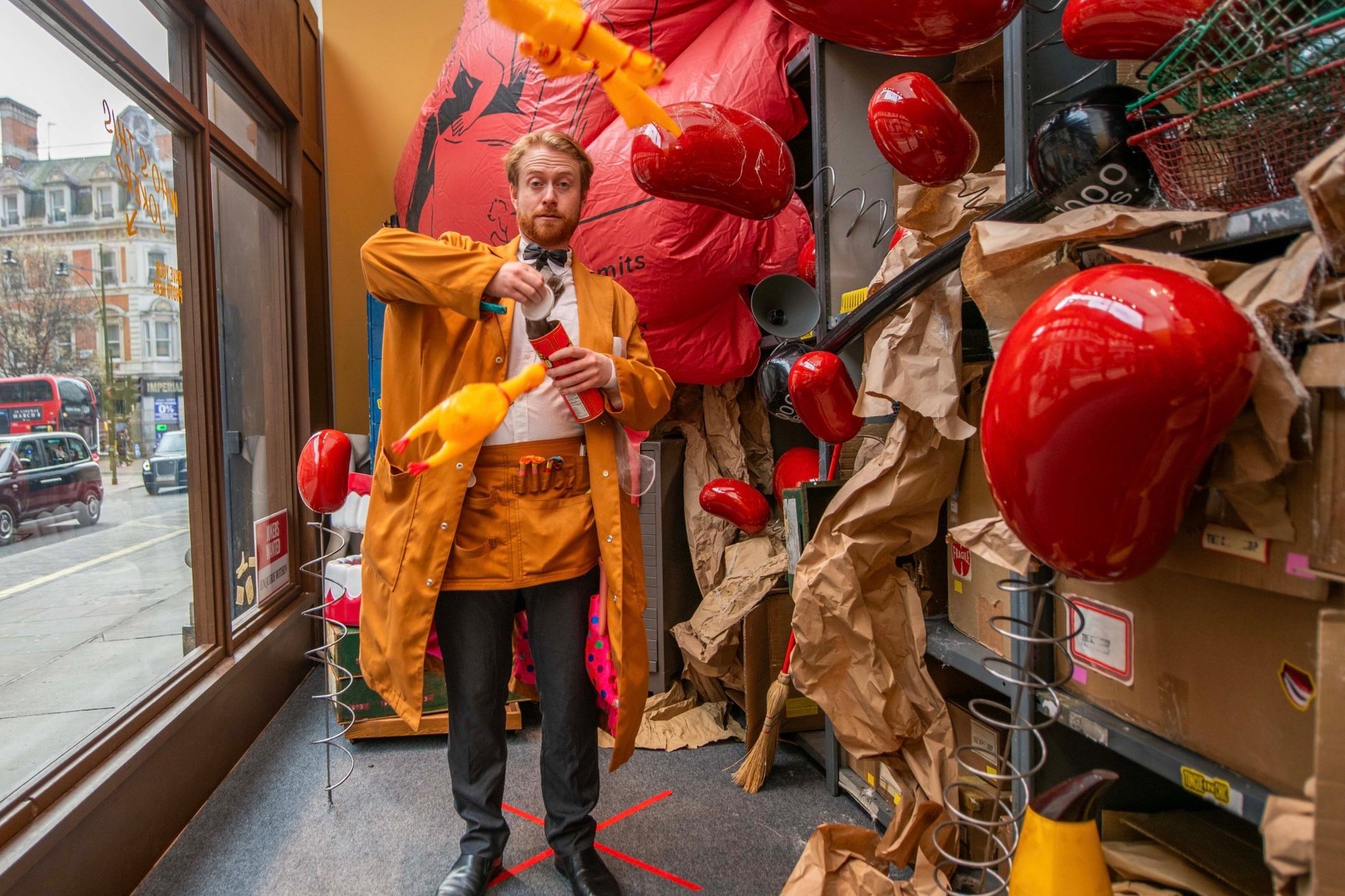 Propability Retail design for Selfridges Joke Shop
