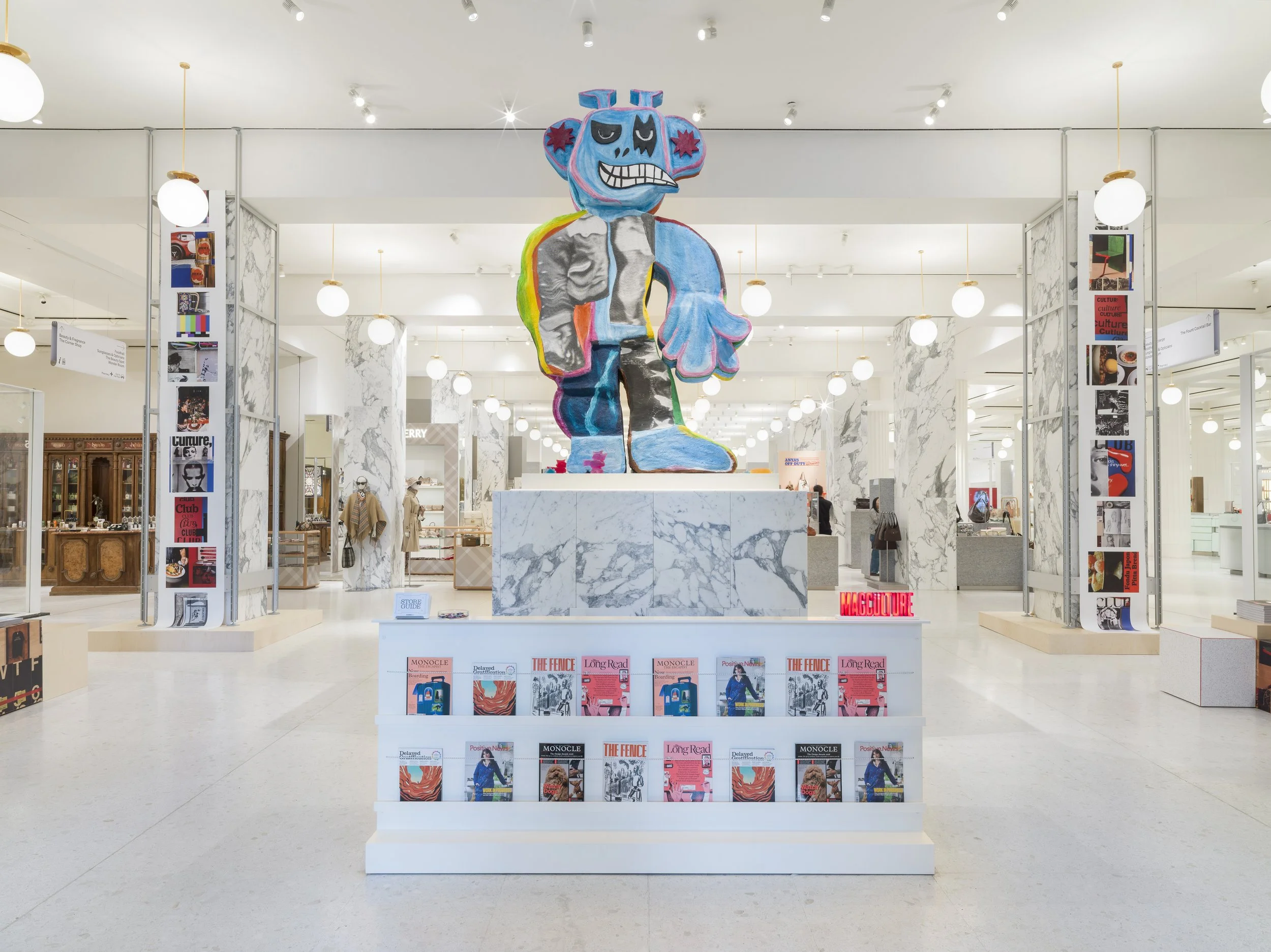 Magculture pop up, Selfridges, Propability 