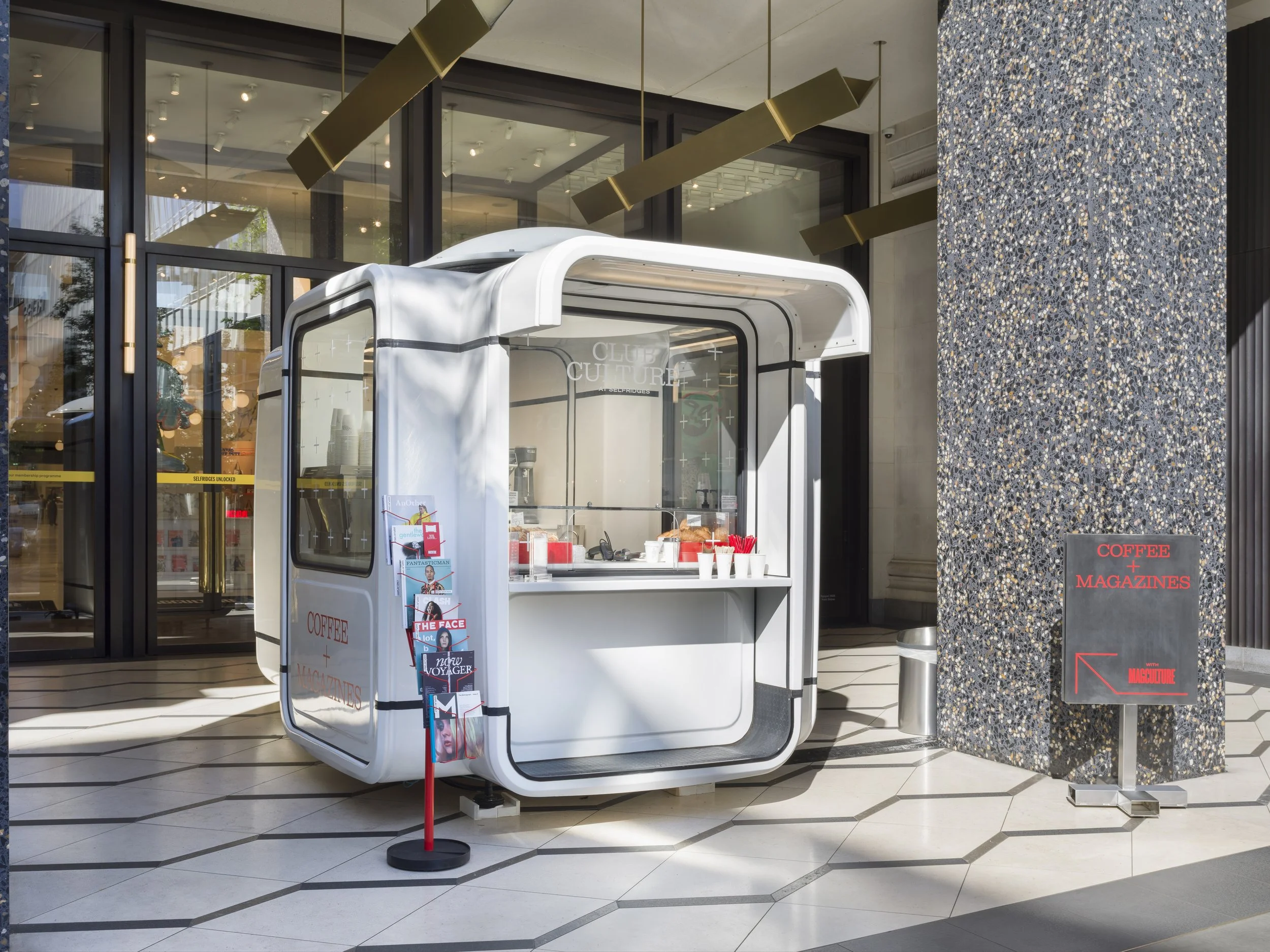 Magculture pop up, Selfridges, Propability 