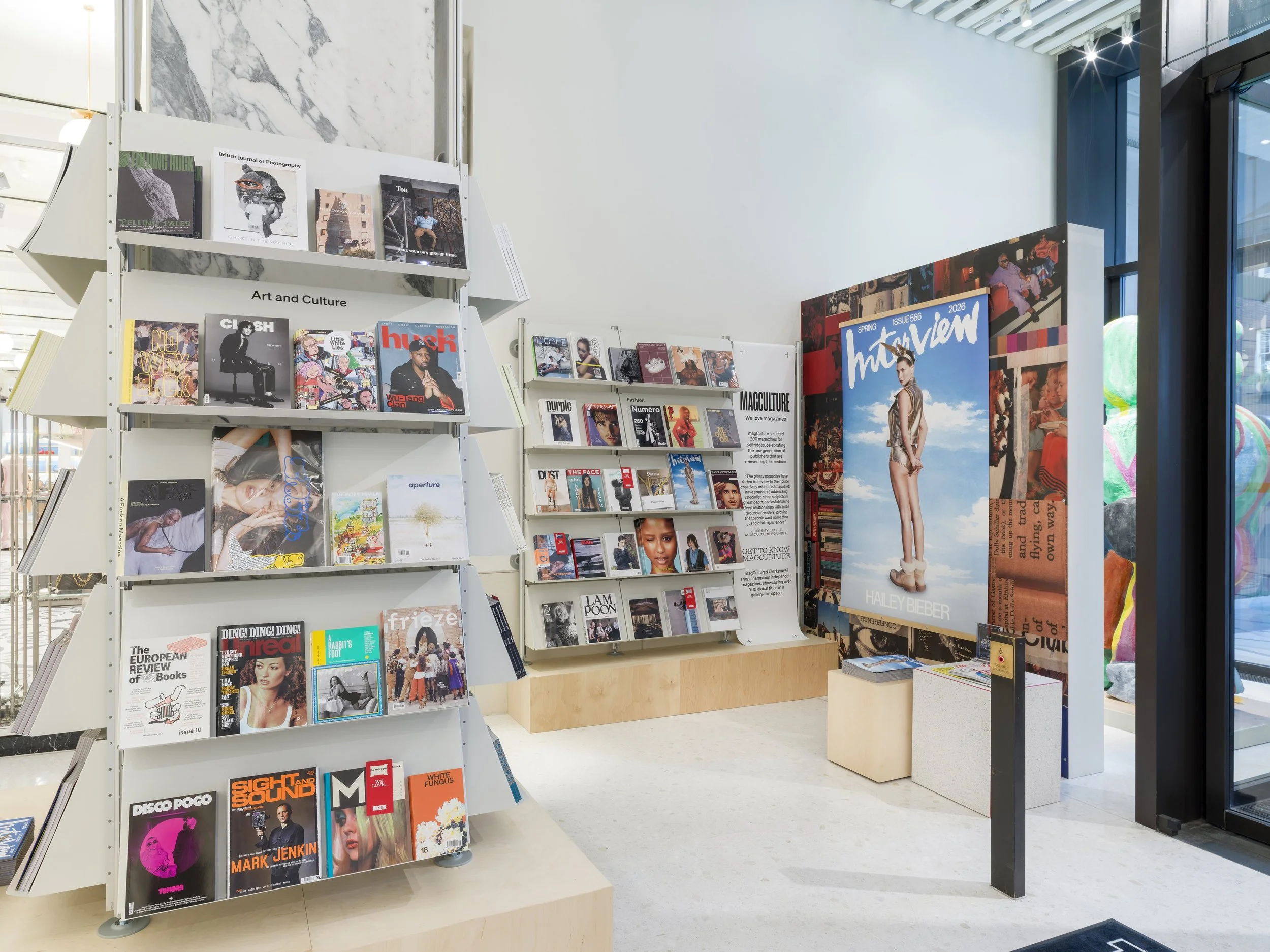 Magculture pop up, Selfridges, Propability 