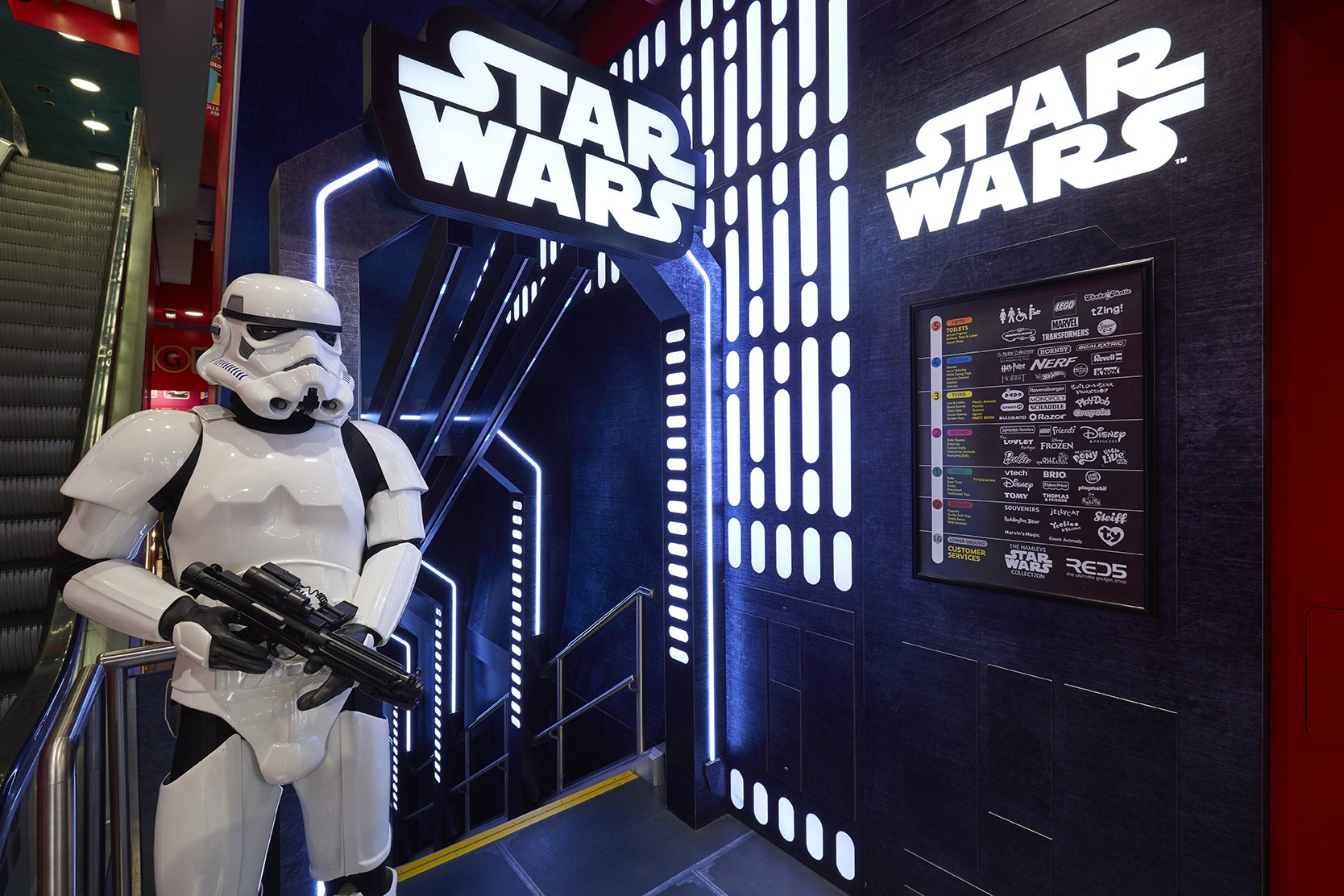 Star Wars, Sculpts, Retail Design, Hamleys London, Propability Manufacture and Design