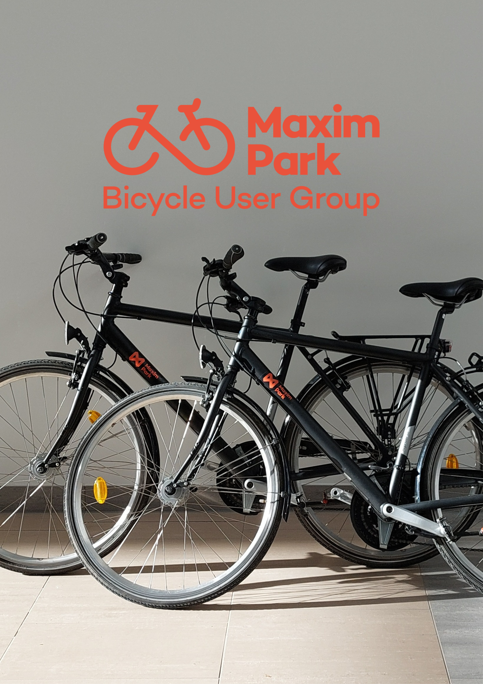People cycling at Maxim Park