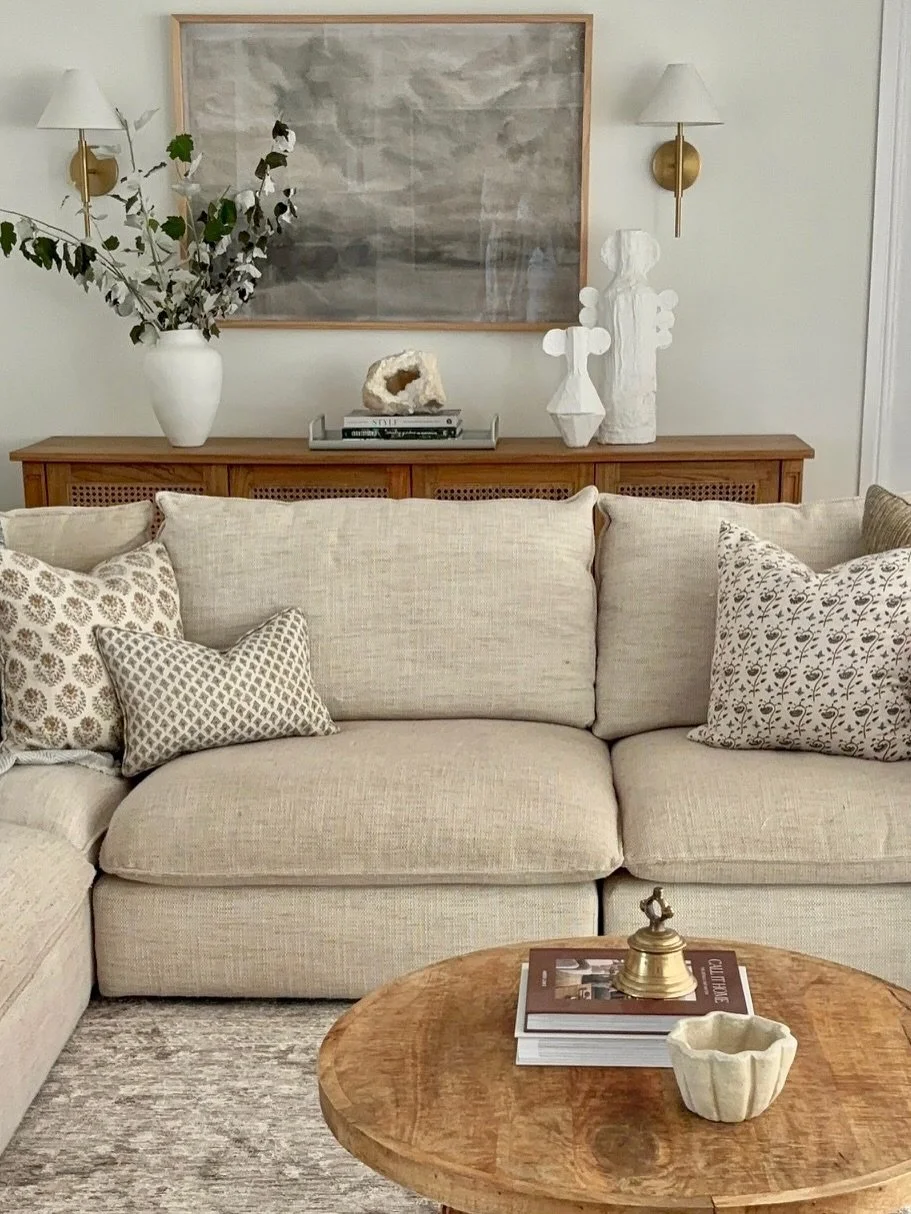 Introducing Concierge Service! 

One of our beautiful design clients took advantage of our Concierge Service. 
For this home, we came in and spent a few hours refreshing the main lounge room space by rearranging cushions, rolling out a new rug, and s