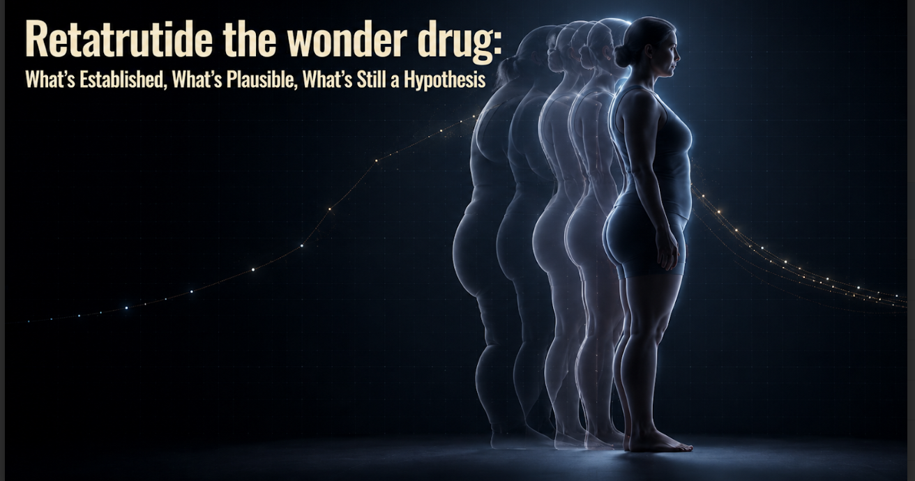 Retatrutide the wonder drug: What's Established, What's Plausible, What's Still a Hypothesis
