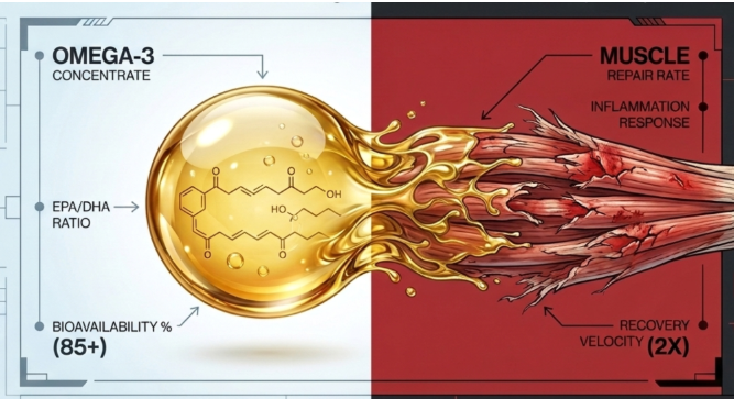 Does fish oil actually speed up training recovery? The evidence for omega-3 in recovery, and the dose worth trialling if you decide to.