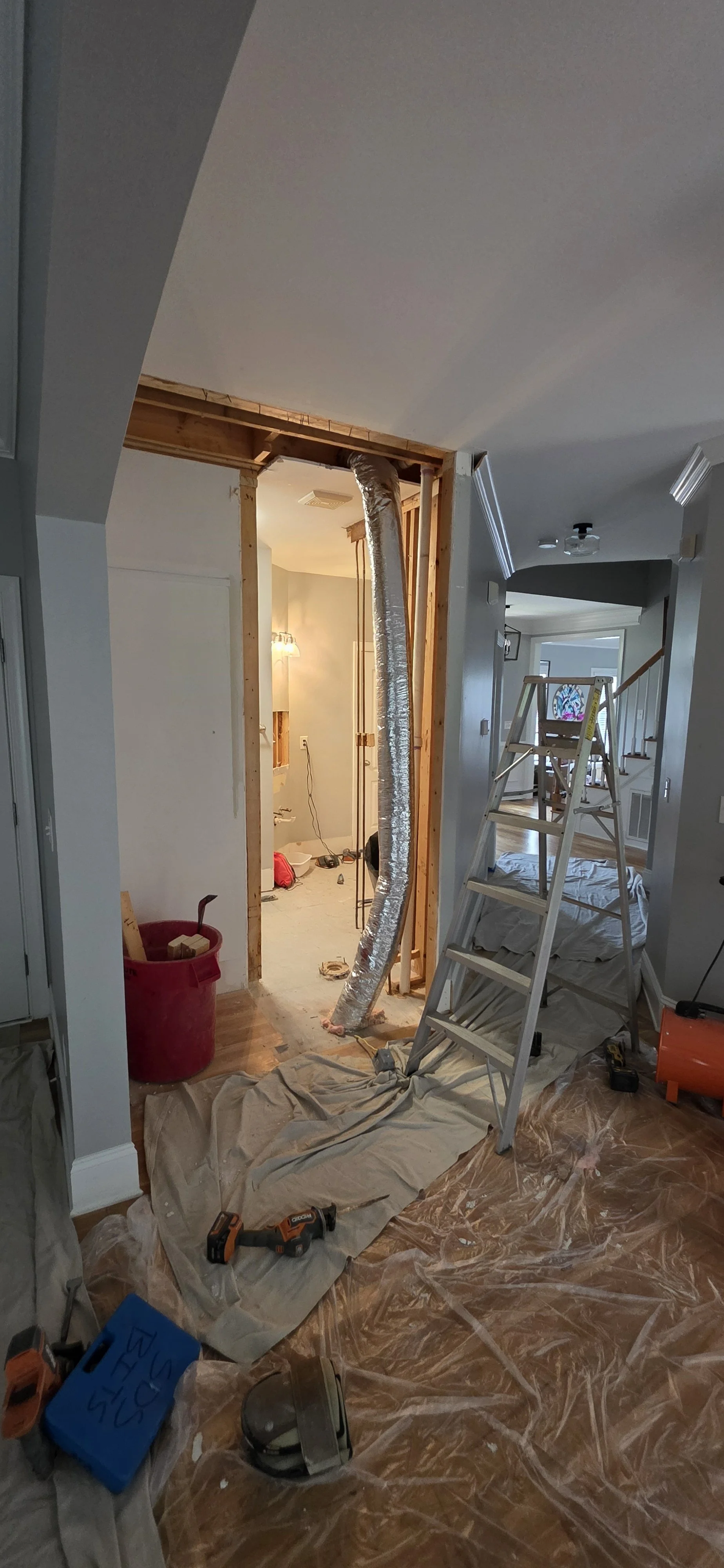 Bathroom layout reconfiguration and remodeling in Matthews NC