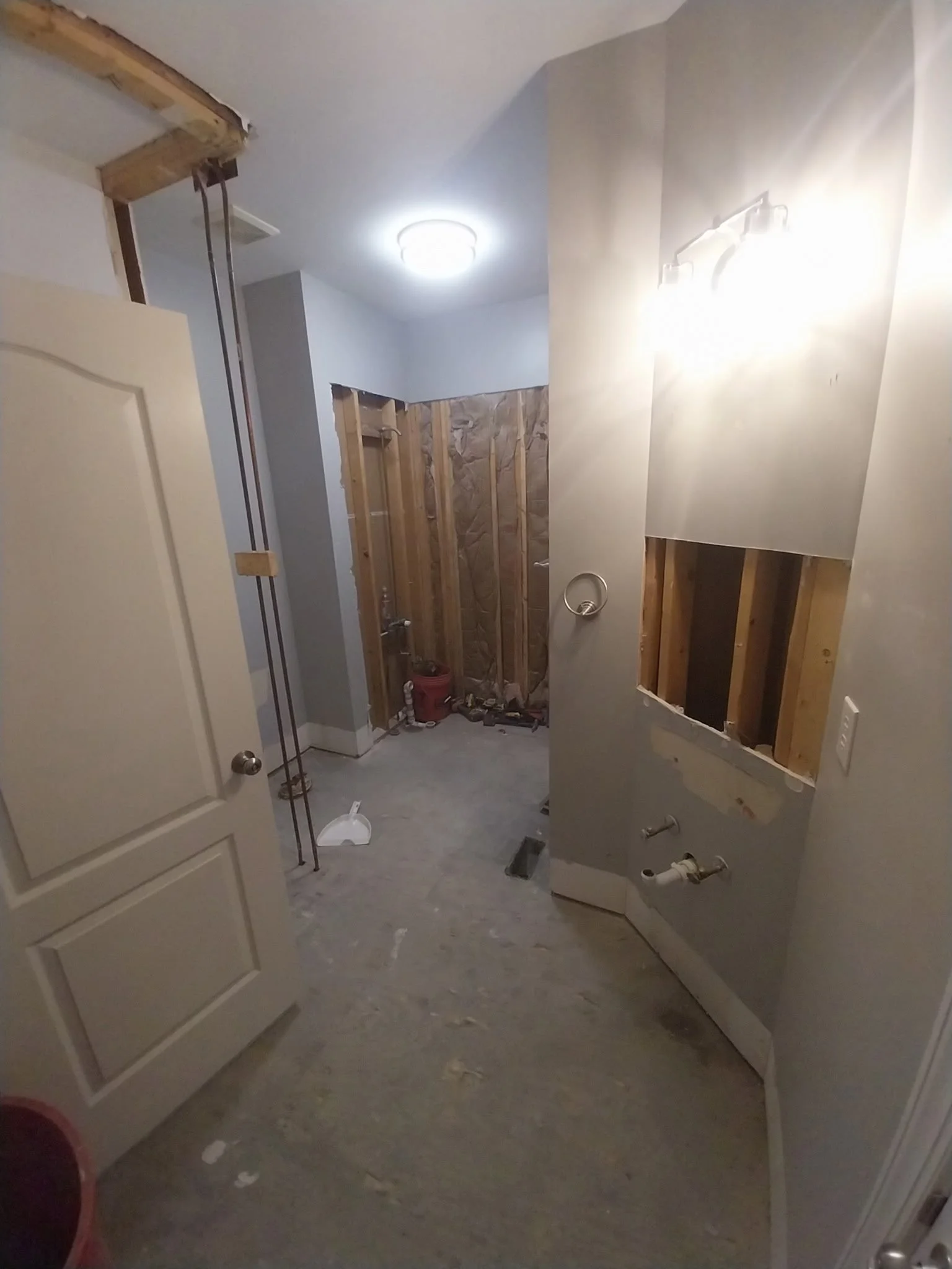 Matthews NC home renovation project before remodeling