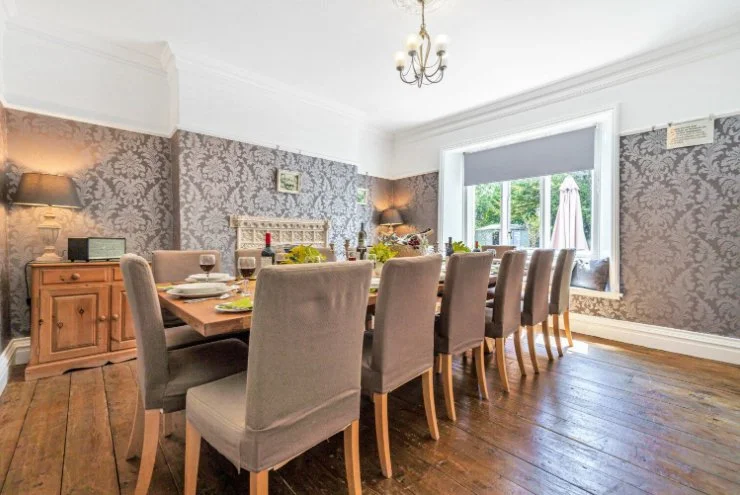 Lake District Yoga Retreat Dining room accommodation