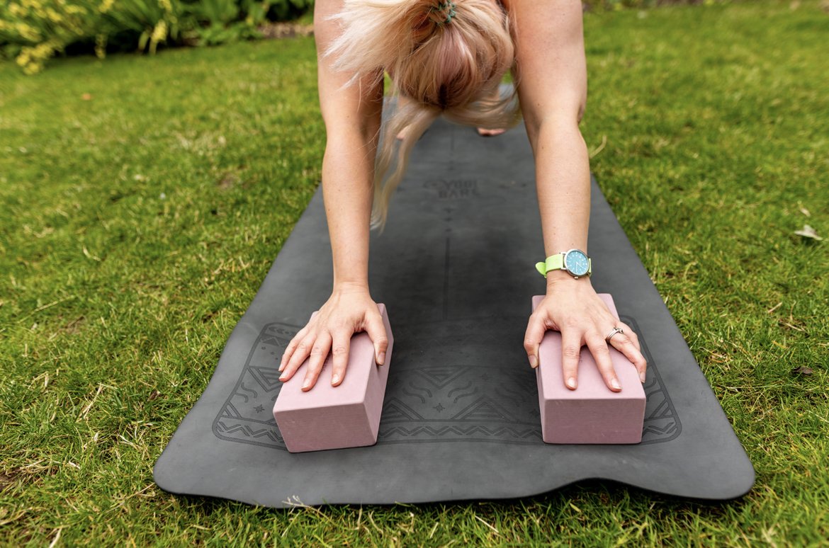 Accessible inclusive Yoga Teacher Training Course with blocks