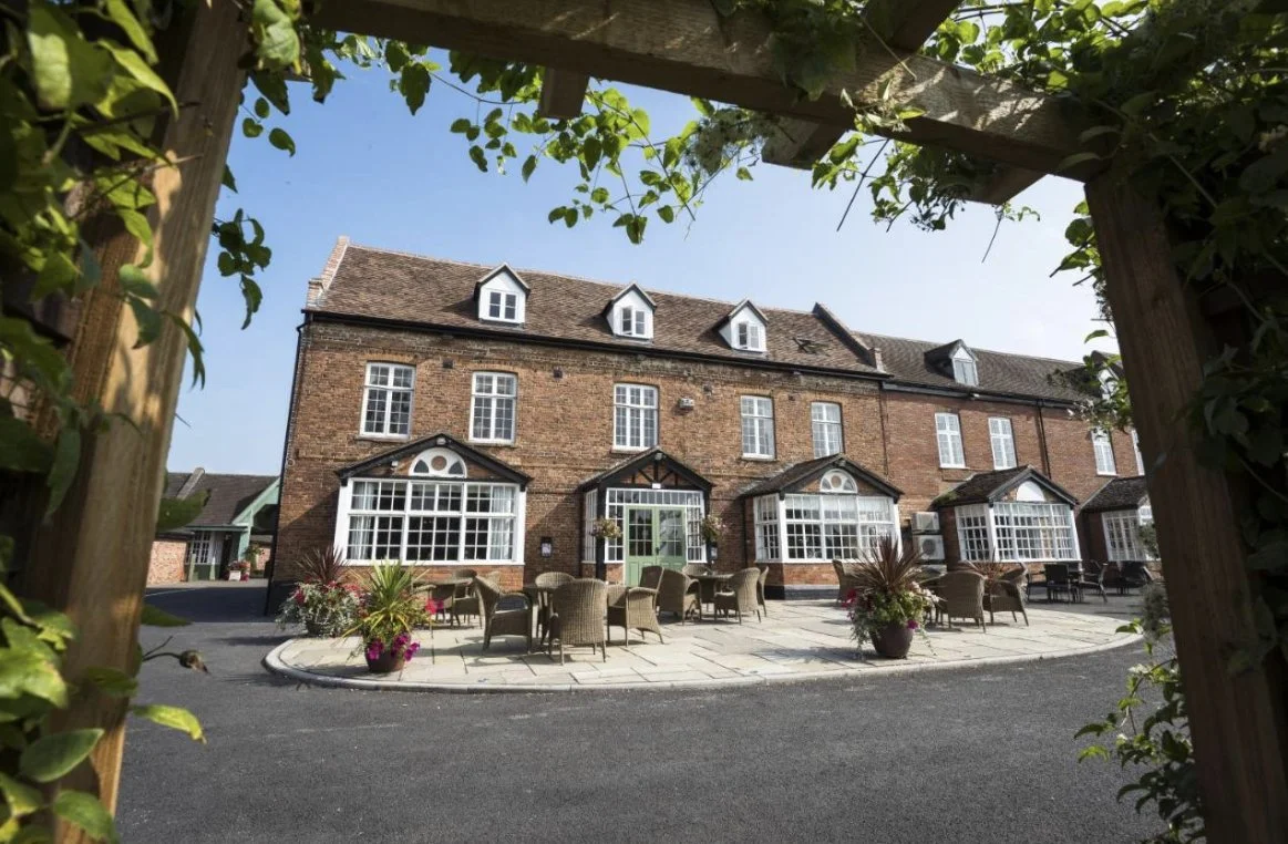 Outside of Spa Hotel for the Yoga Retreat near Malvern and Worcester