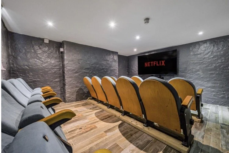 Cinema Room at the Lake District Yoga retreat for women