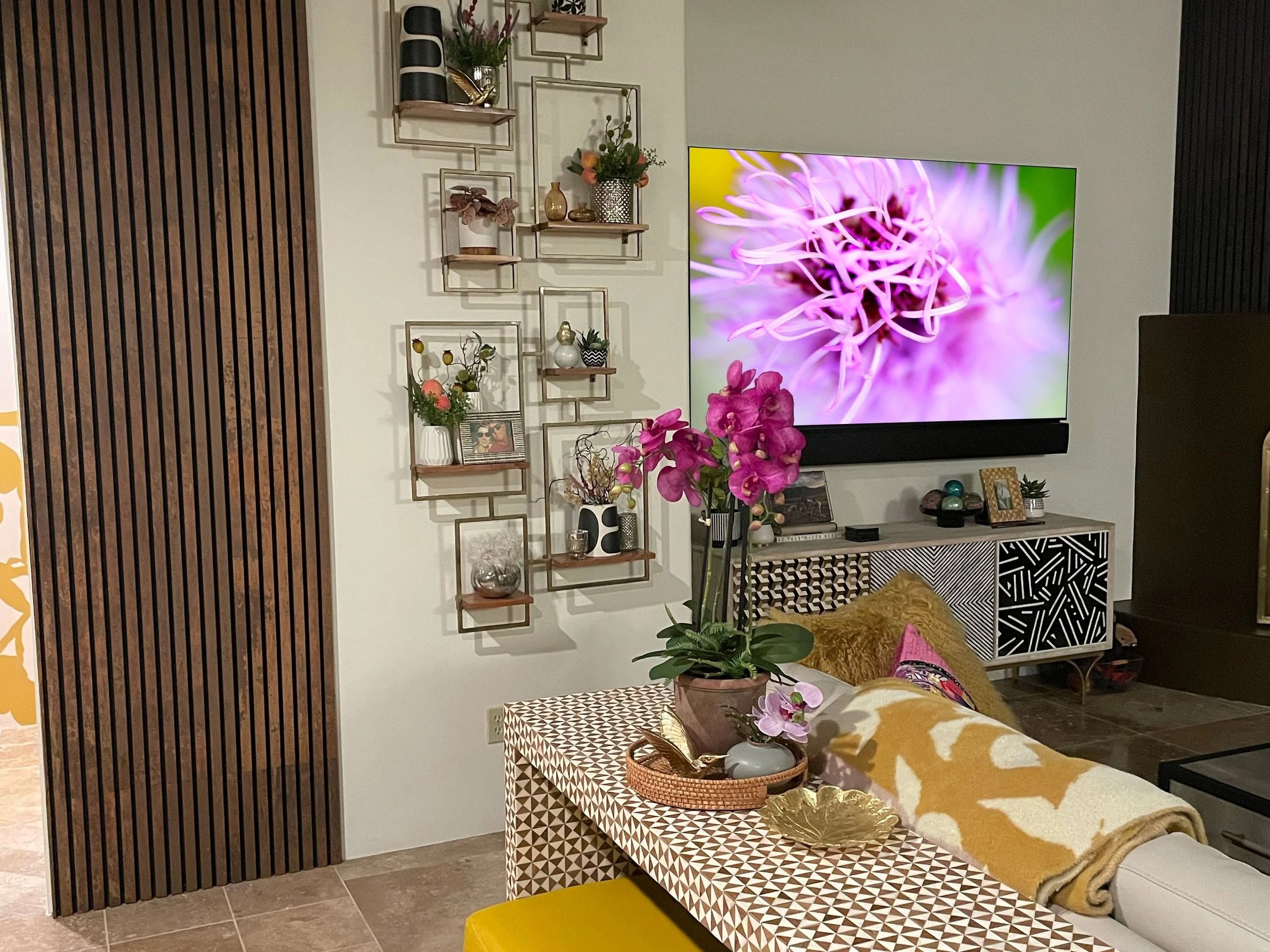 Modern Living Room Interior Redesign, Gold Canyon, Arizona