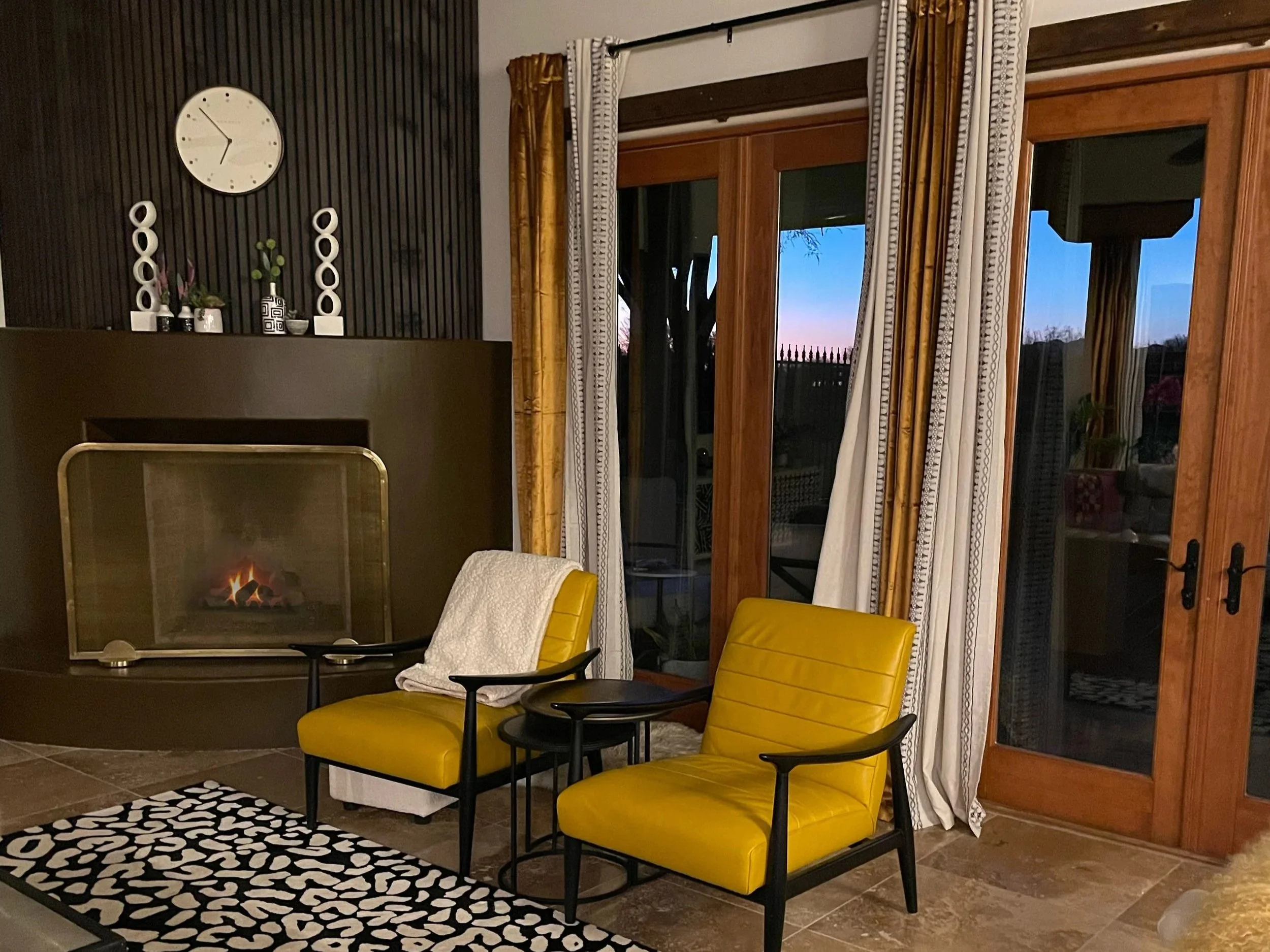 Modern Living Room Interior Redesign, Gold Canyon, Arizona