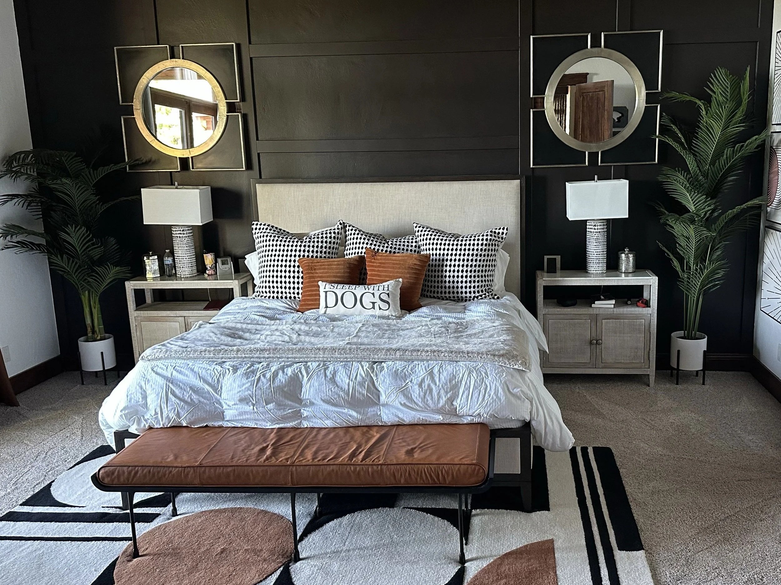 Modern lakeside home interior redesign with contemporary furniture