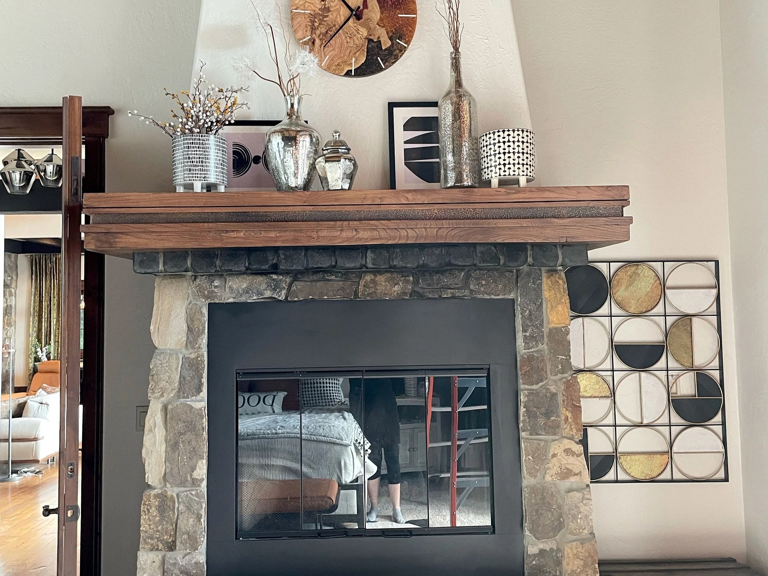 Modern lakeside home interior redesign with contemporary furniture