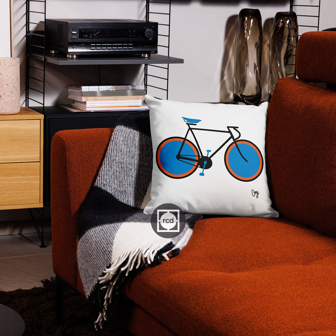 BSA Racer 18x18 Premium Pillow