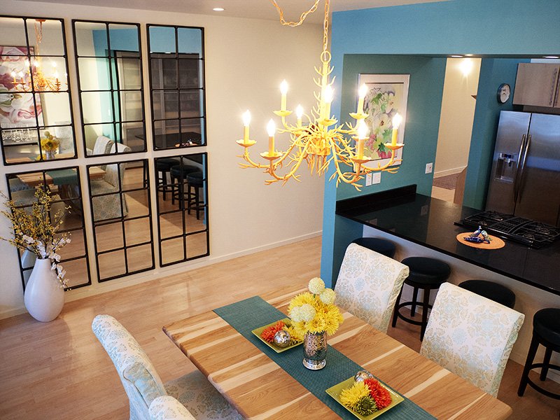 dining room and kitchen by red carrot design inc