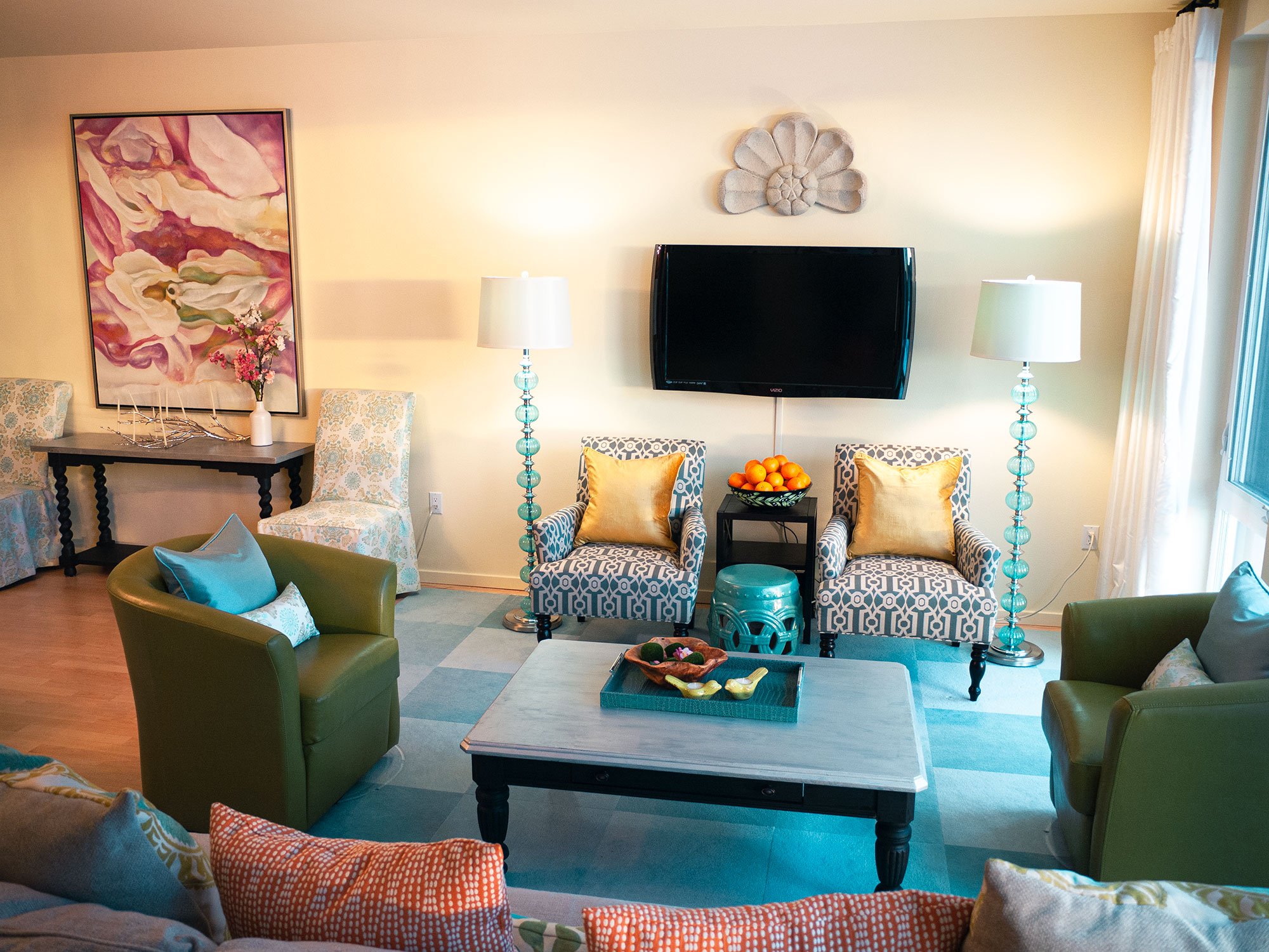living room by red carrot design inc