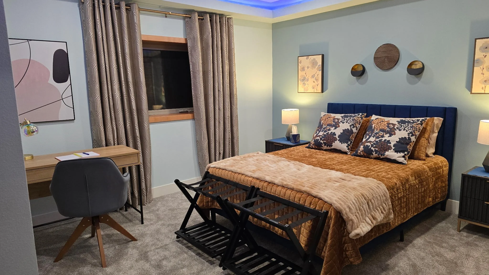 basement apartment bedroom