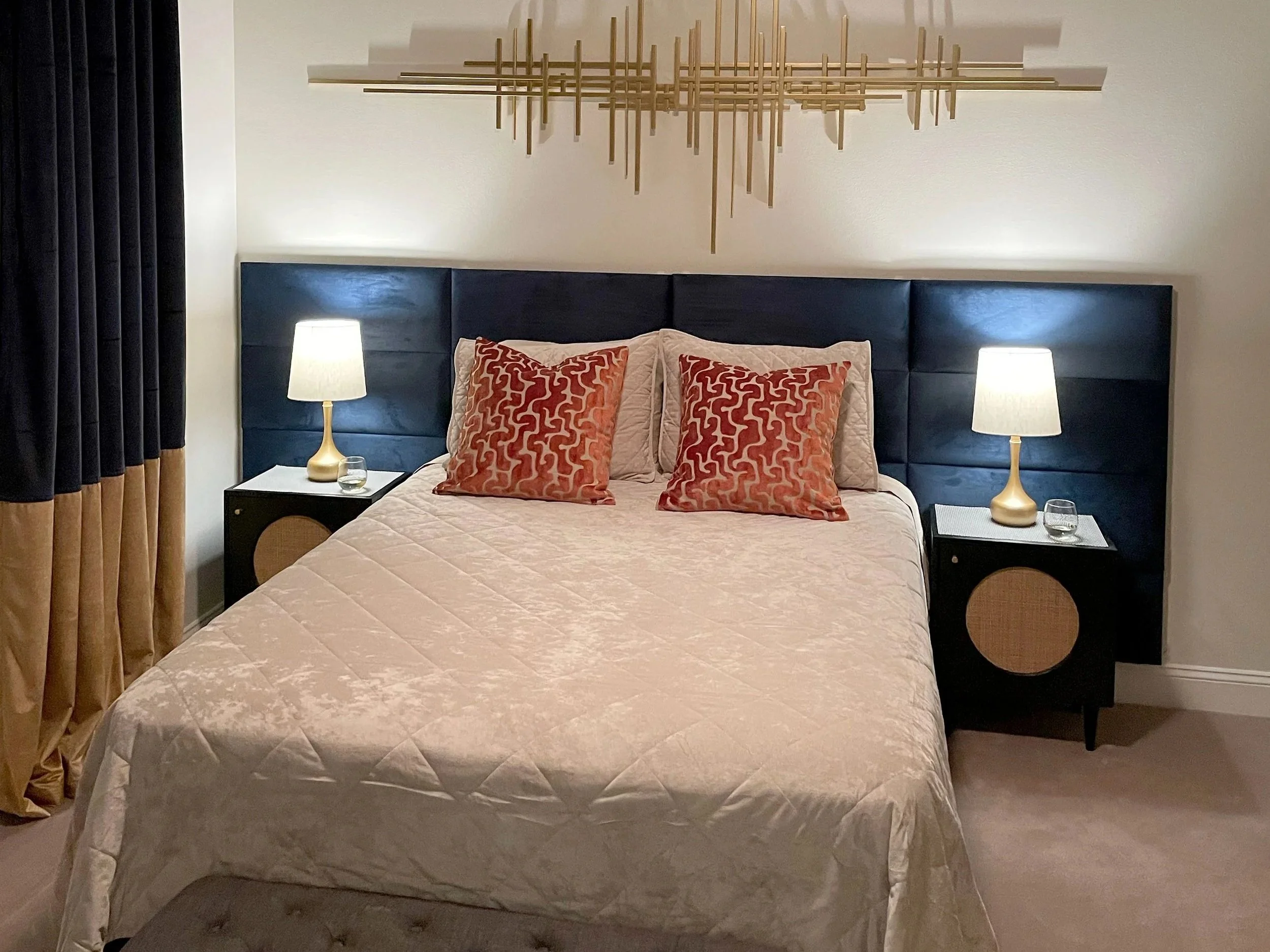 Guest bedroom refresh and interior styling by Red Carrot Design