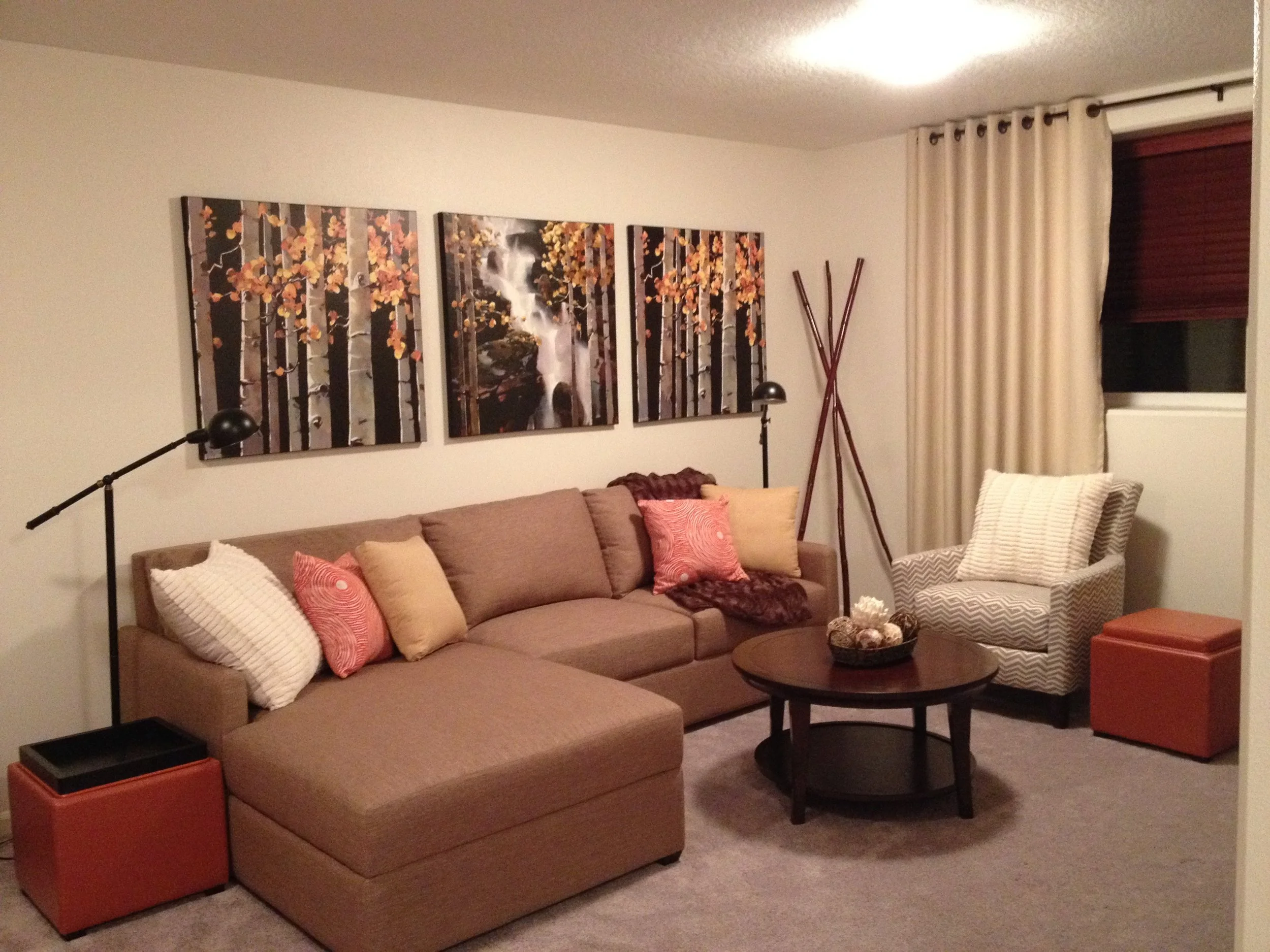 Downtown Condo interior decorating and styling project by Red Carrot Design