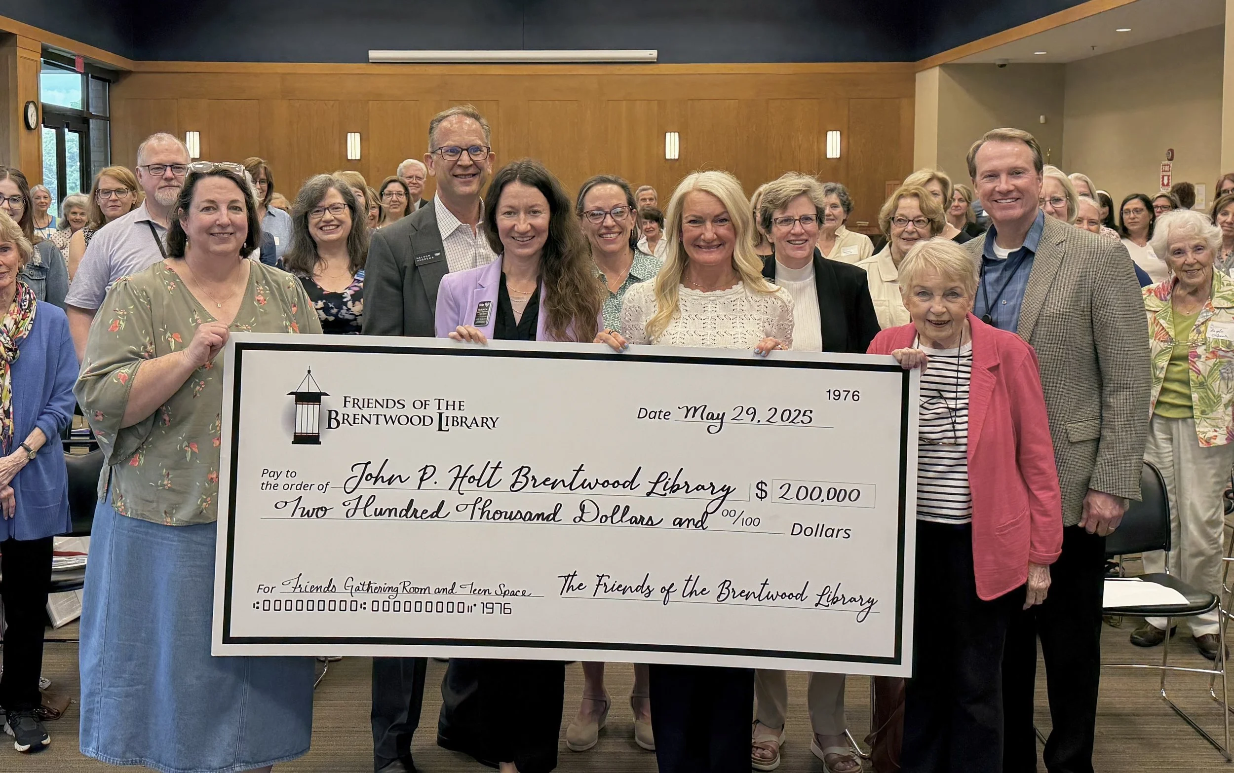 Friends’ Historic Donation to the Library