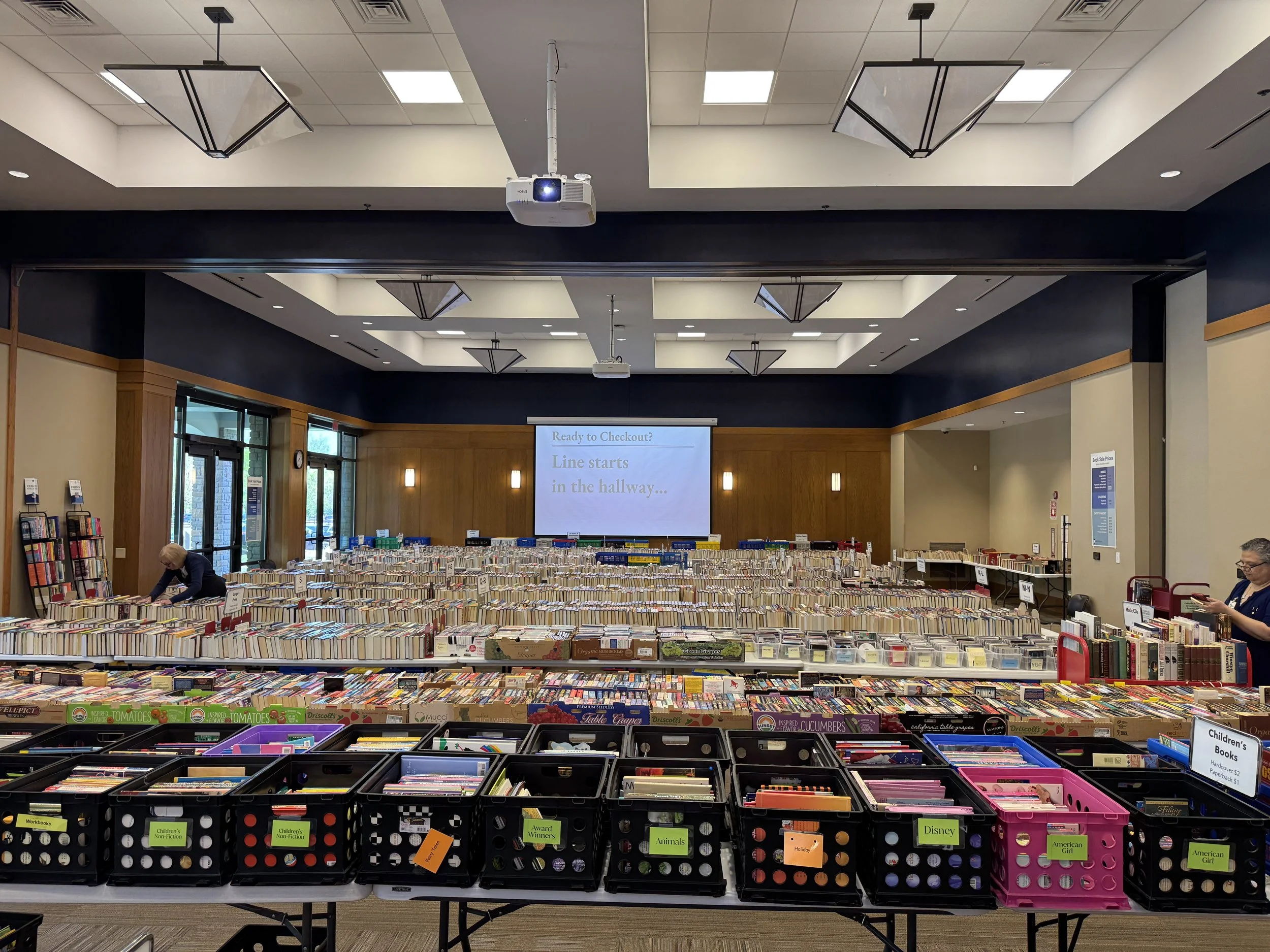 April Booksale Announced