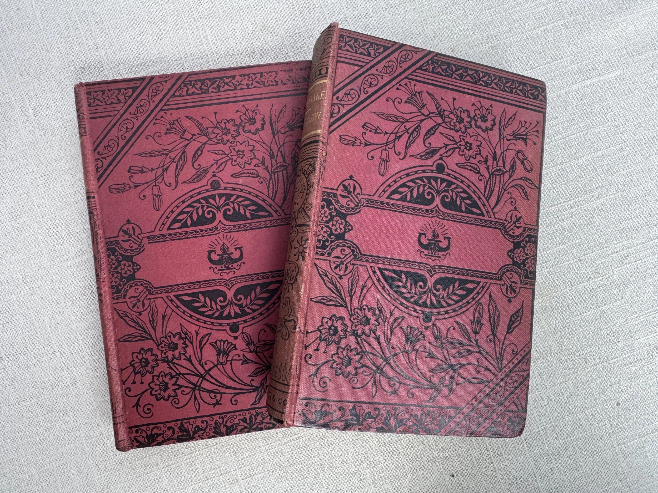 red decorative books