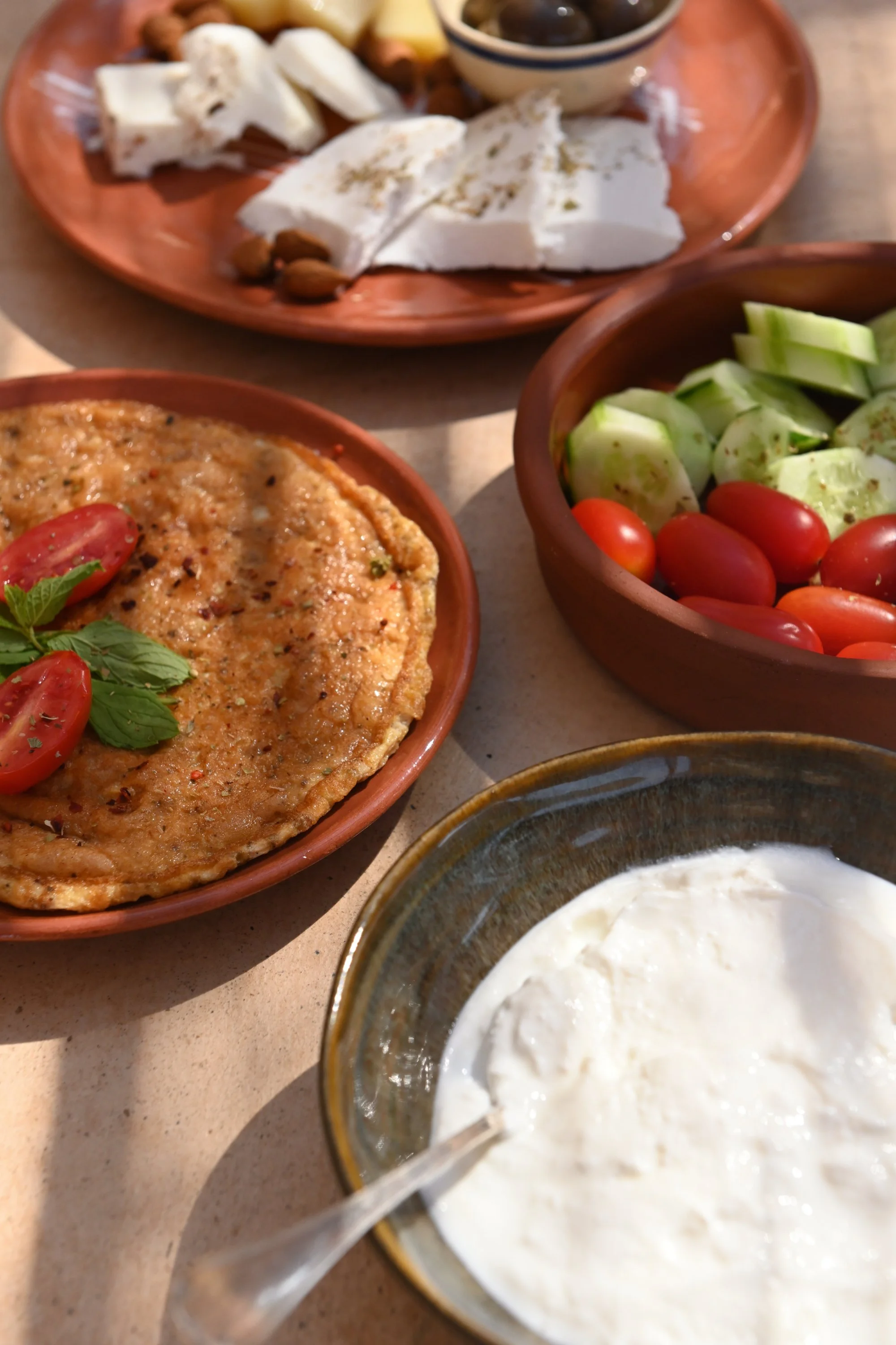 Casa Mediterraneo Hotel, Kastellorizo, Greece - Savor the essence of the Mediterranean with our breakfast, featuring vegetarian delights crafted from the finest local and seasonal ingredients. Start your day the Greek way at Casa Mediterraneo Hotel, 