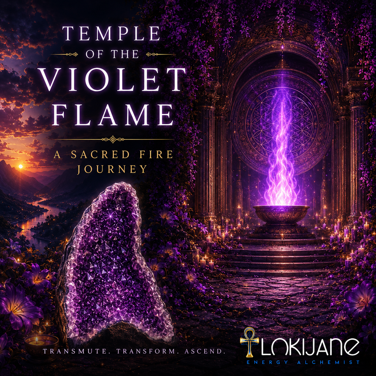 Temple Of The Violet Flame – A Sacred Fire Chamber Journey