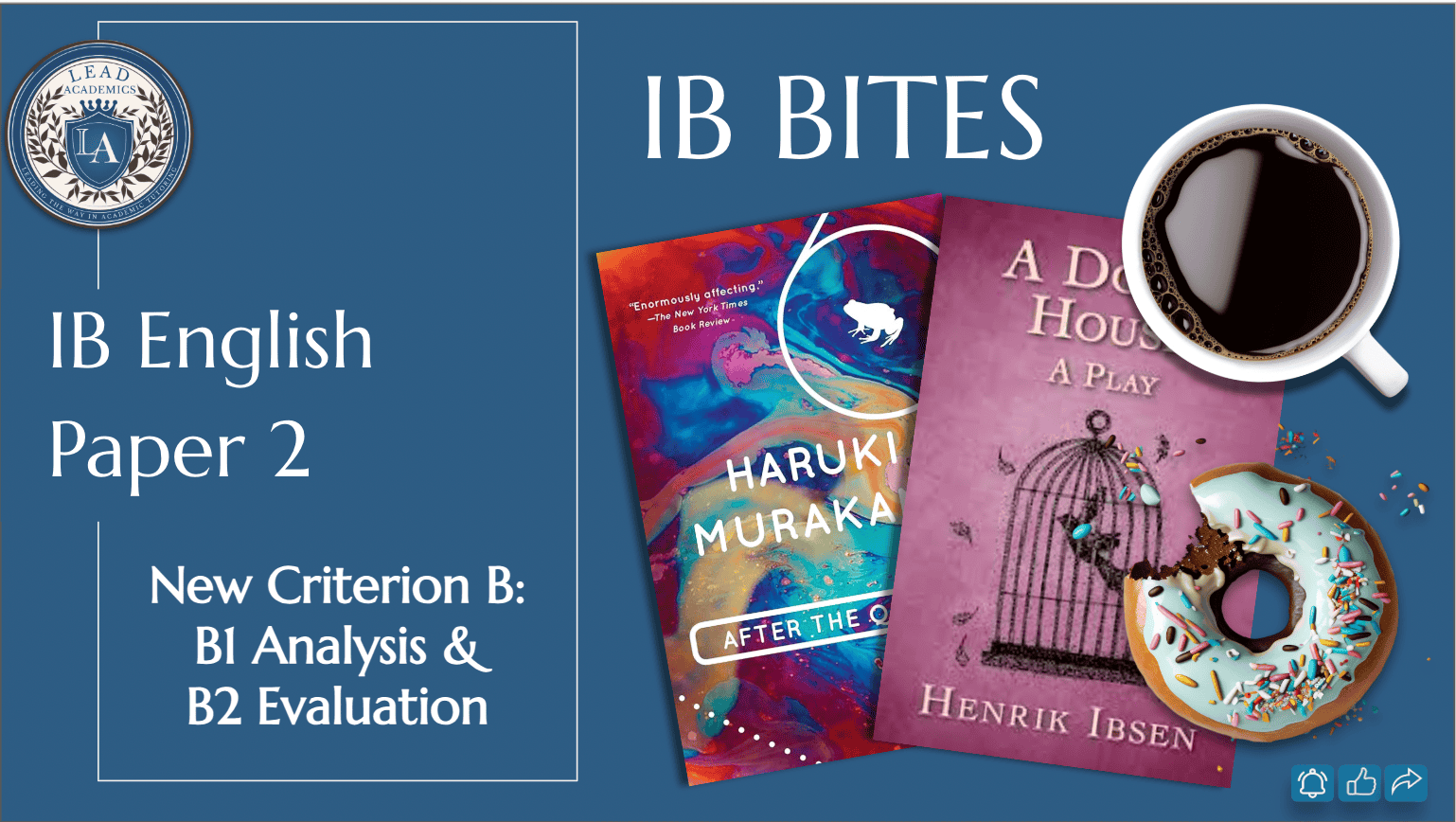 IB English: Paper 2 New Criteria B1 &amp; B2